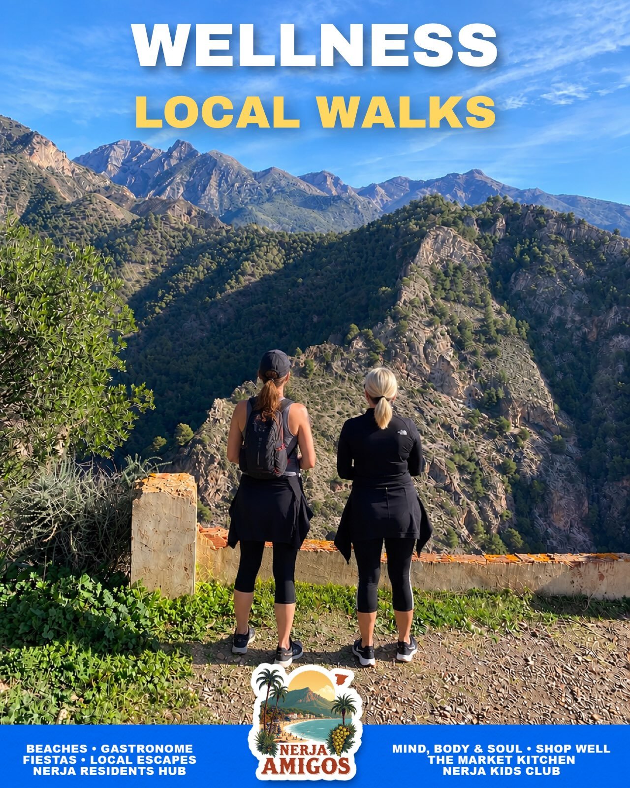🌿 Wellness Wednesday &ndash; A Little Time for You! 🌿

When was the last time you truly took time for yourself? 💚

Wellness comes in many forms! Explore the beautiful coastal walks, countryside paths and mountain trails of Nerja and Axarqu&iacute;