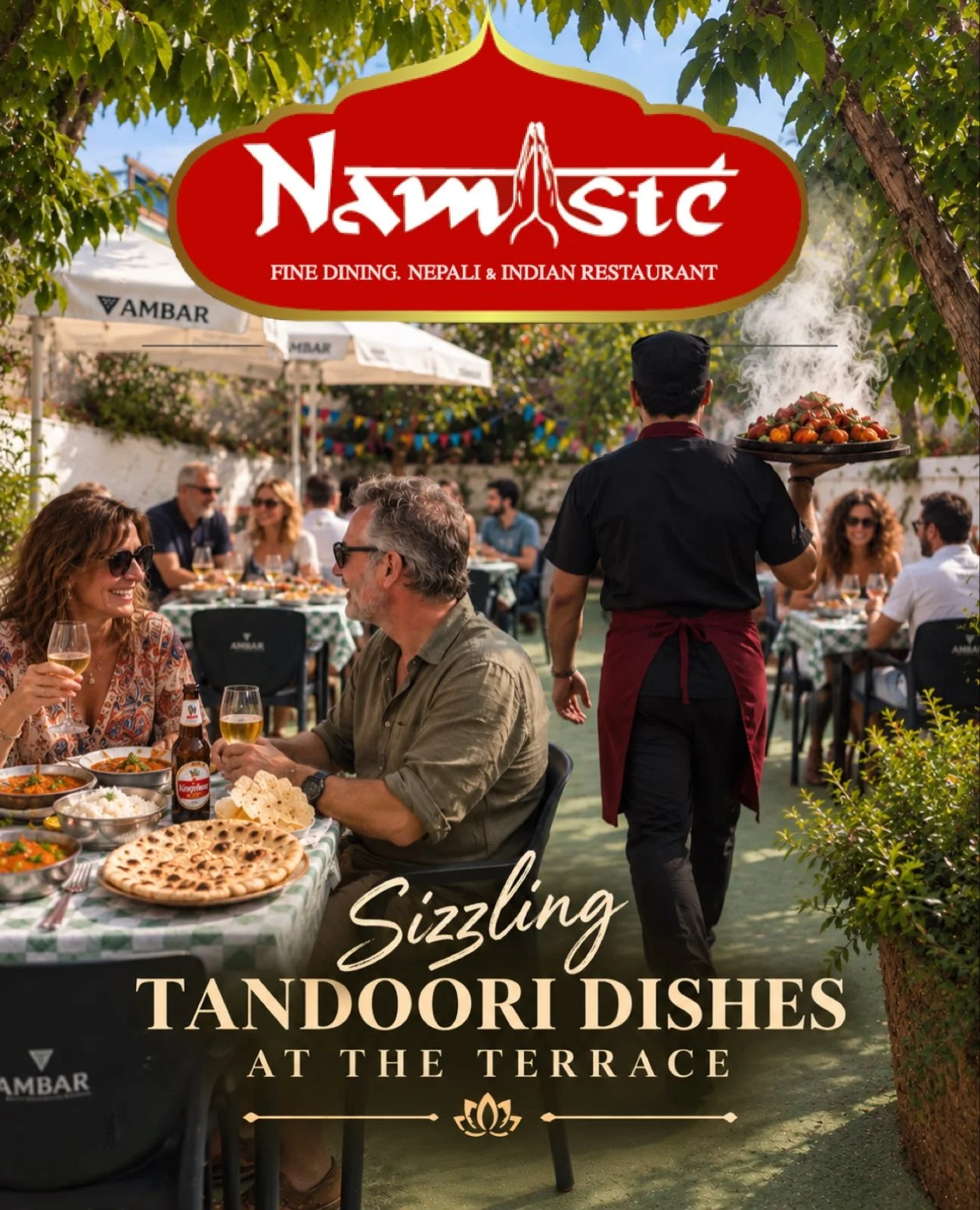 🔥 LET THE SIZZLE DO THE TALKING! 🇳🇵🇮🇳✨

Hear that sizzle? Smell those irresistible spices?

A warm October Saturday evening, a lovely terrace in Nerja and a mouthwatering tandoori dish arriving sizzling hot at your table&hellip; what more could 