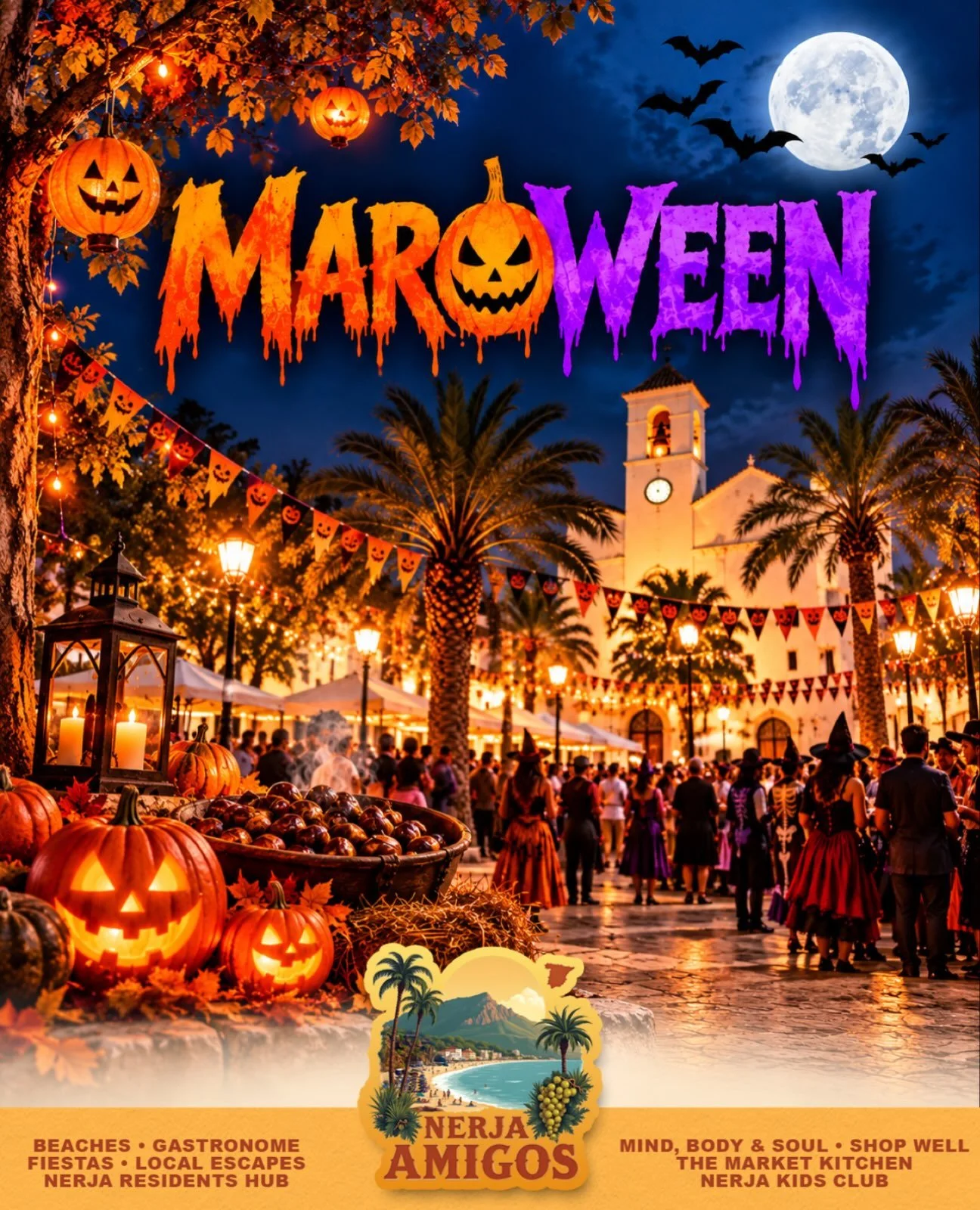🎃👻 MARO COMES ALIVE THIS HALLOWEEN! 🦇✨

Are you ready for one of the biggest Halloween celebrations in the Axarqu&iacute;a?

This Saturday, 31 October, the charming village of Maro transforms into MAROWEEN 2026! 🎃

A spectacular mix of spooky par