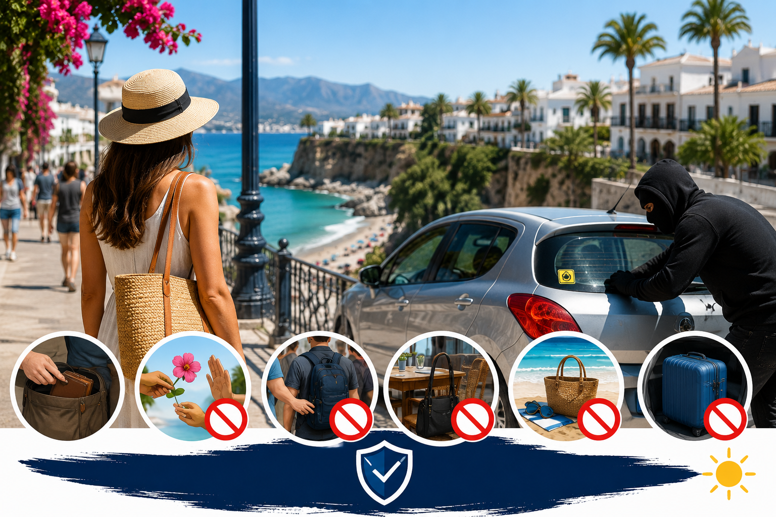 Stay Safe in Nerja - Common Theft Tactics and How to Avoid Them