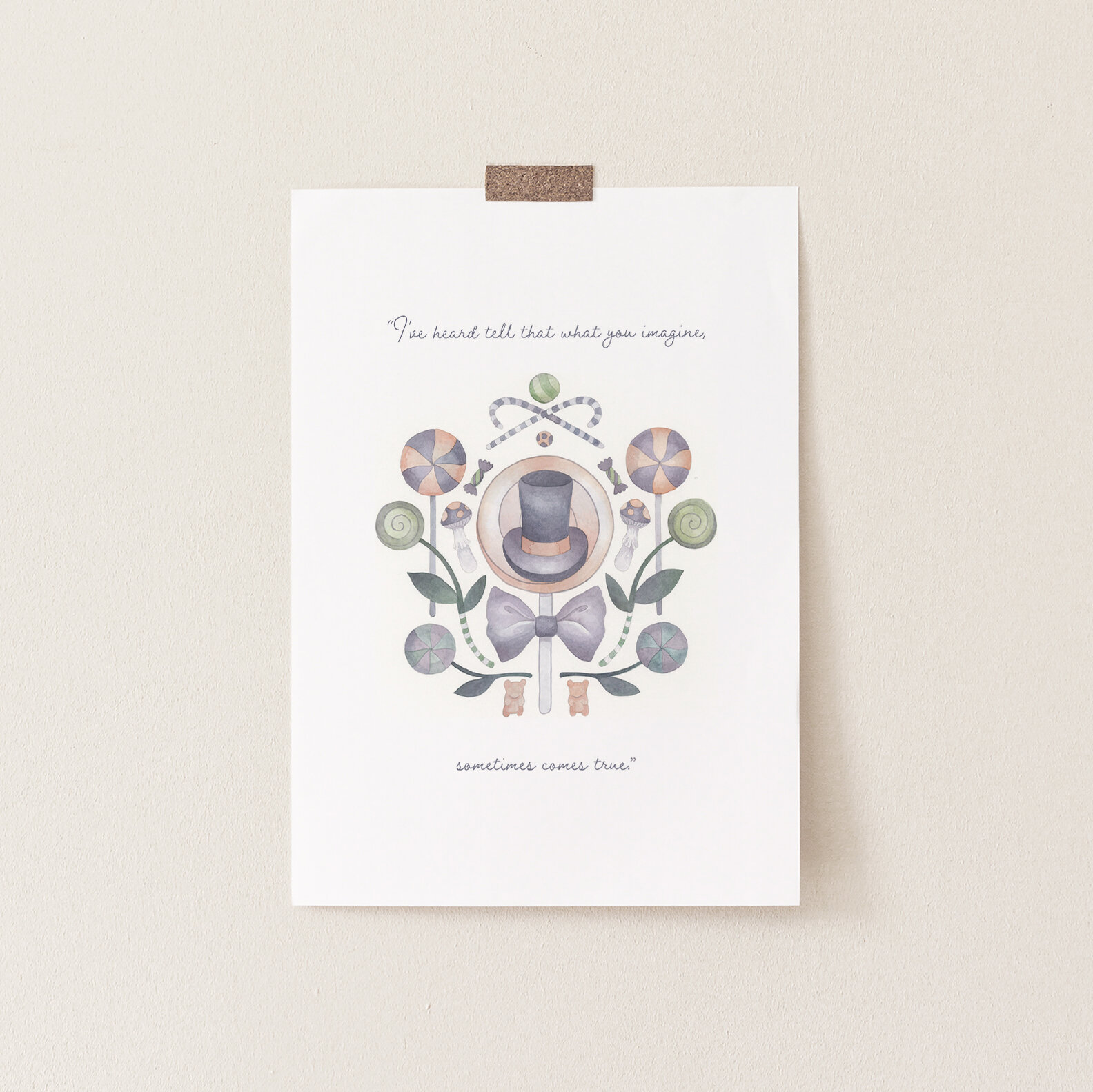 Charlie & the Chocolate Factory Candy Print
