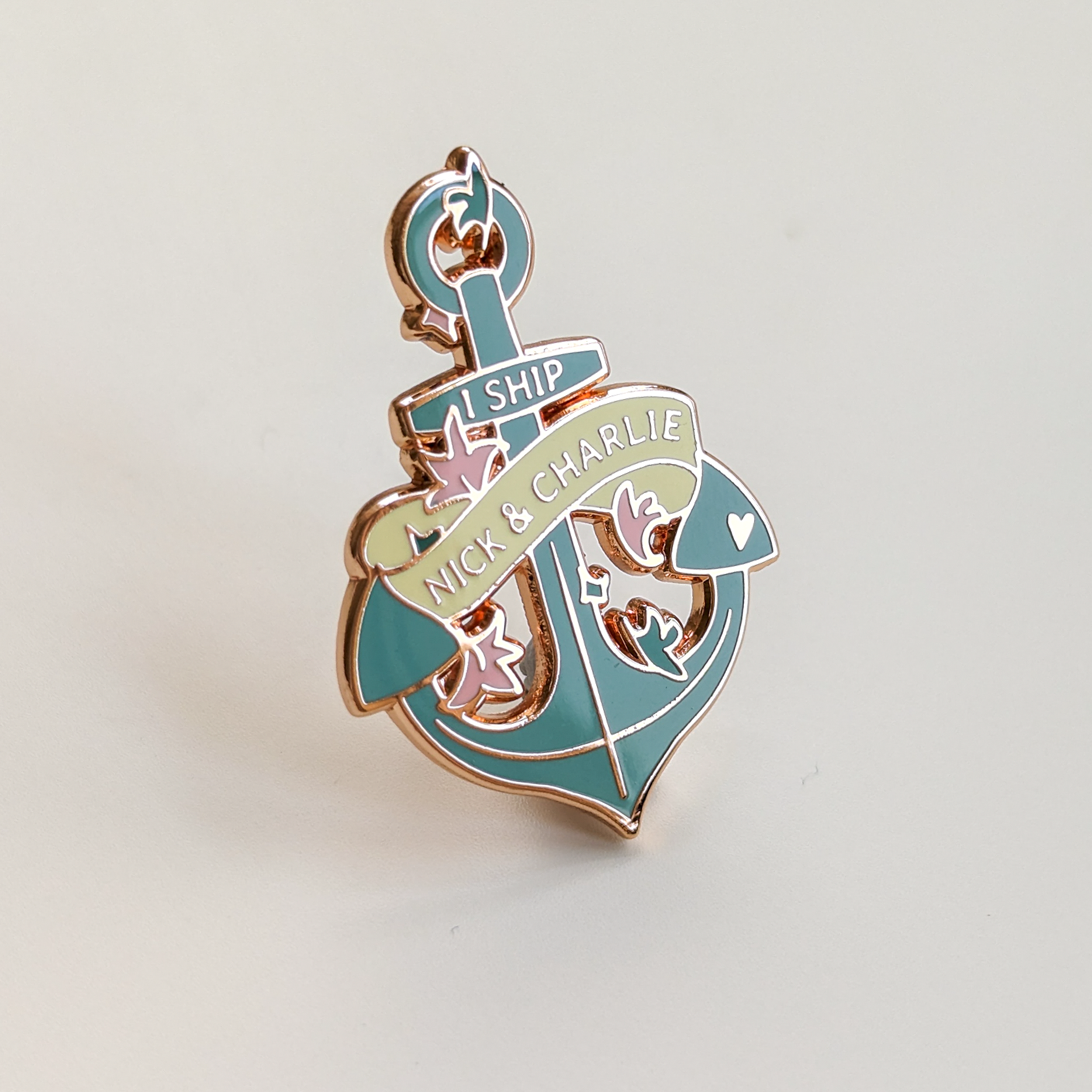 I Ship Nick & Charlie Enamel Pin