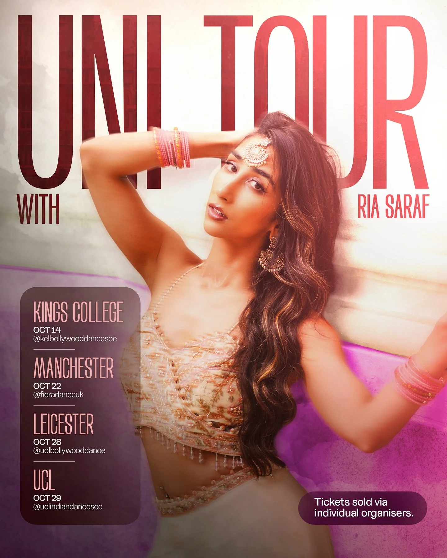 Coming to a Uni Town near you!!✨🚨 

So happy to be doing a mini uni tour for the second time, and this time adding MY HOME TOWN of Manchester!! 😍 I can&rsquo;t wait to meet you all, drop me a DM with what you wanna learn 🫶🏼

Tickets being sold vi