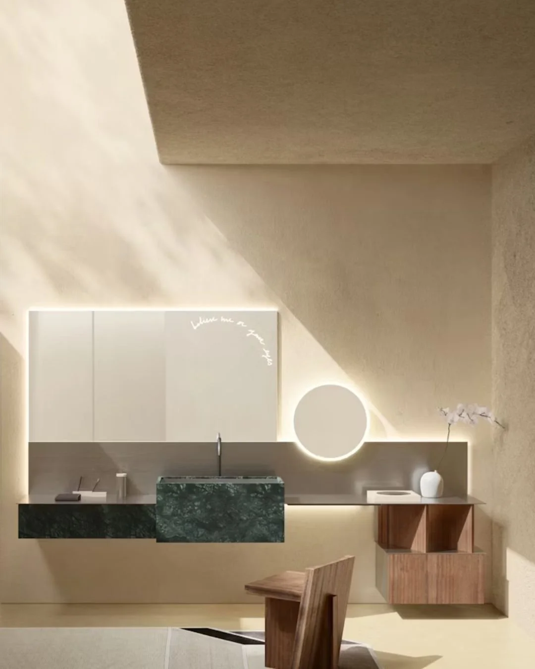 Celebrating the quiet moments you gift yourself &ndash; &lsquo;The Small Hours&rsquo; by @Patricia_Urquiola for @Salvatori_Official.

The collection pushes @Salvatori_Official's boundaries with combining stone with steel &mdash; material that define 