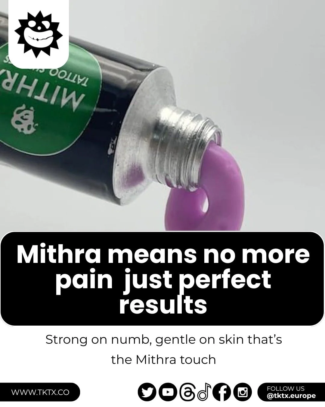 Mithra means no more pain  just perfect results
Strong on numb, gentle on skin that&rsquo;s the Mithra touch
#numbing #cream #mithra