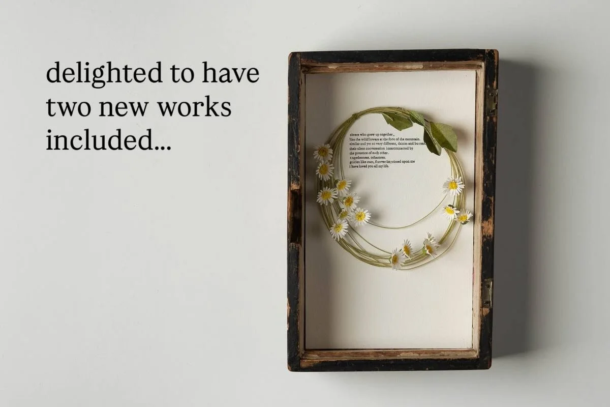 Thrilled to be included in @thegalleryatgreenandstone Works on Paper exhibition 2026 ✨ 

I will be showing and sharing &ldquo;Sisters&rdquo; and &ldquo;I love you&rdquo; new boxed letterpress and daisy chain compositions from my latest body of work, 