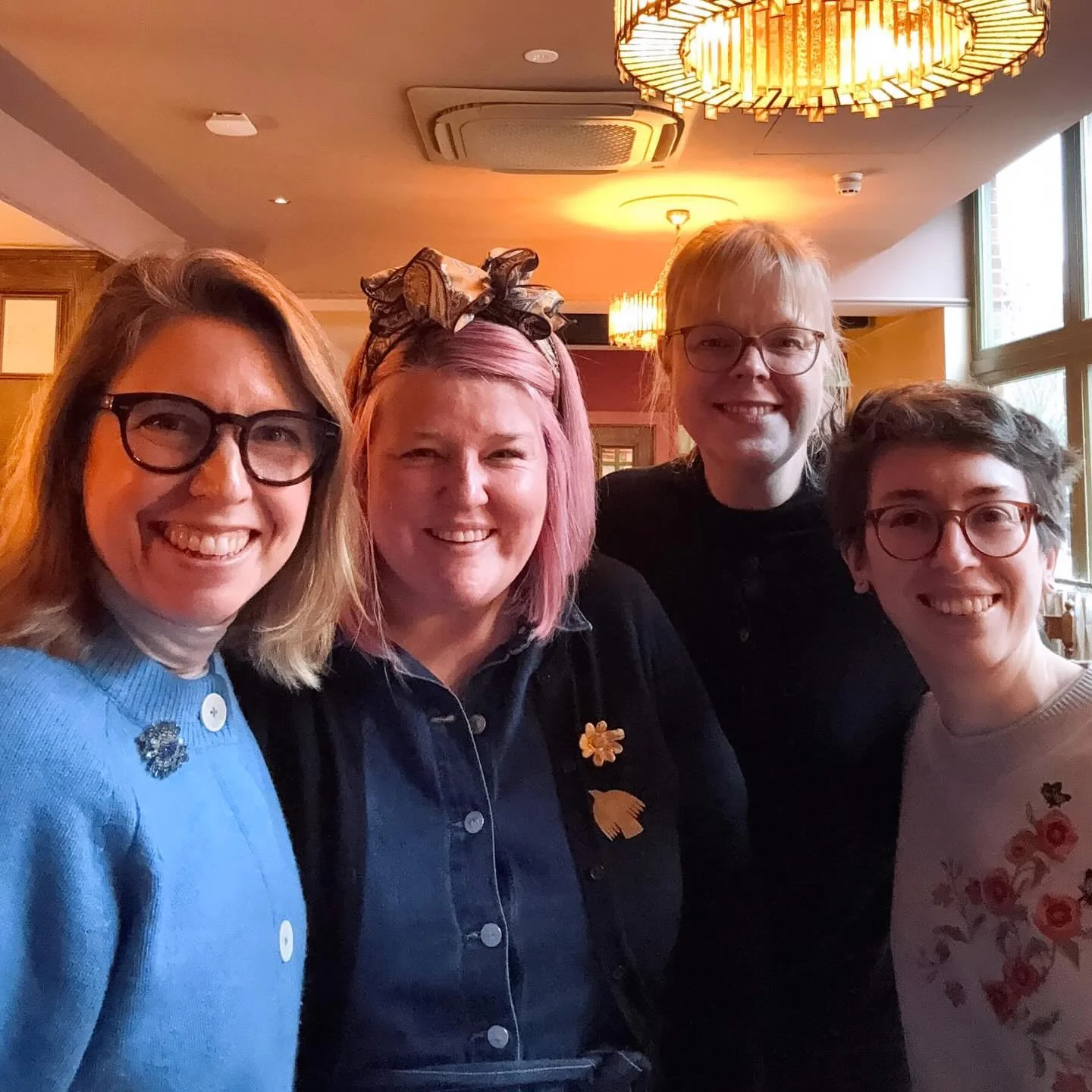 Happy International Women&rsquo;s Day ✌🏻 

Here&rsquo;s me with three power house women who I am so excited to be collaborating with and working alongside this year 💘

Our first exhibition as Artists in Residence @emeraldframes titled &ldquo;Made o
