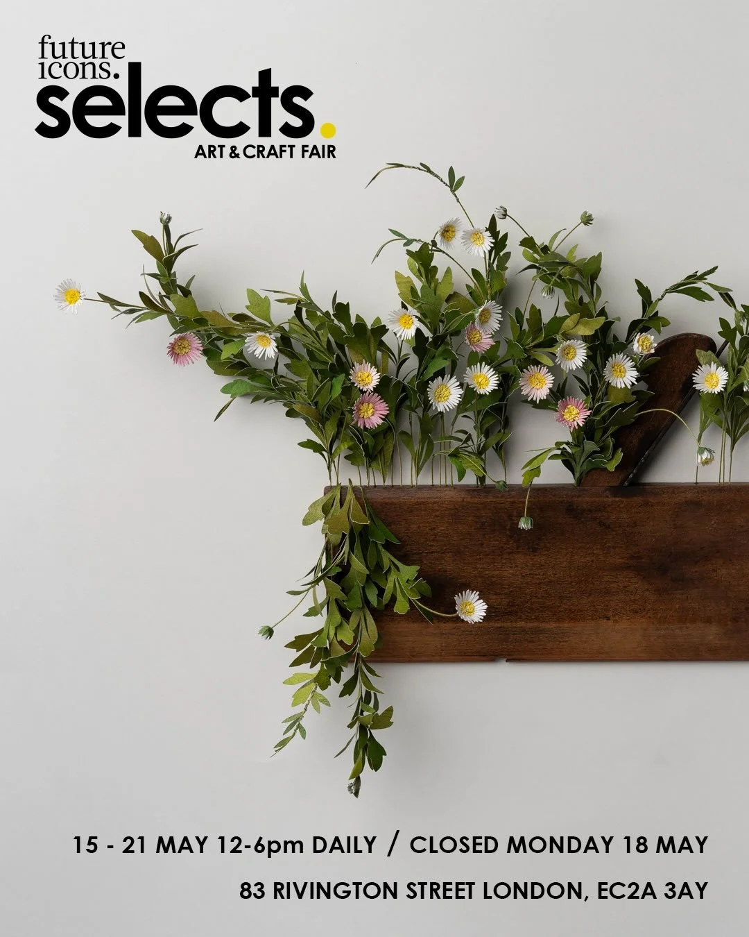 @futureiconsselects is open! 

It&rsquo;s been a busy few days in Shoreditch, meeting so many lovely people, if you&rsquo;re out and about pop by and say hi 👋🏻 

📍 @83rivingtonstreet EC1
📅 15 - 21 May, 12 until 6pm, closed Monday 18

#newness
#fu