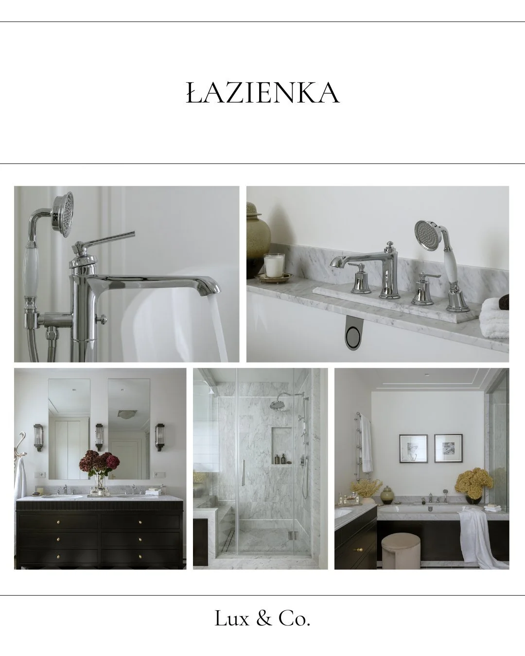 M&oacute;wi się, że armatura jest dla łazienki tym, czym biżuteria dla wieczorowej kreacji. To właśnie detal definiuje klasę wnętrza.

Podczas projektowania często obserwujemy ten moment zawahania: &bdquo;Czy warto inwestować w uchwyty i baterie?&rdq