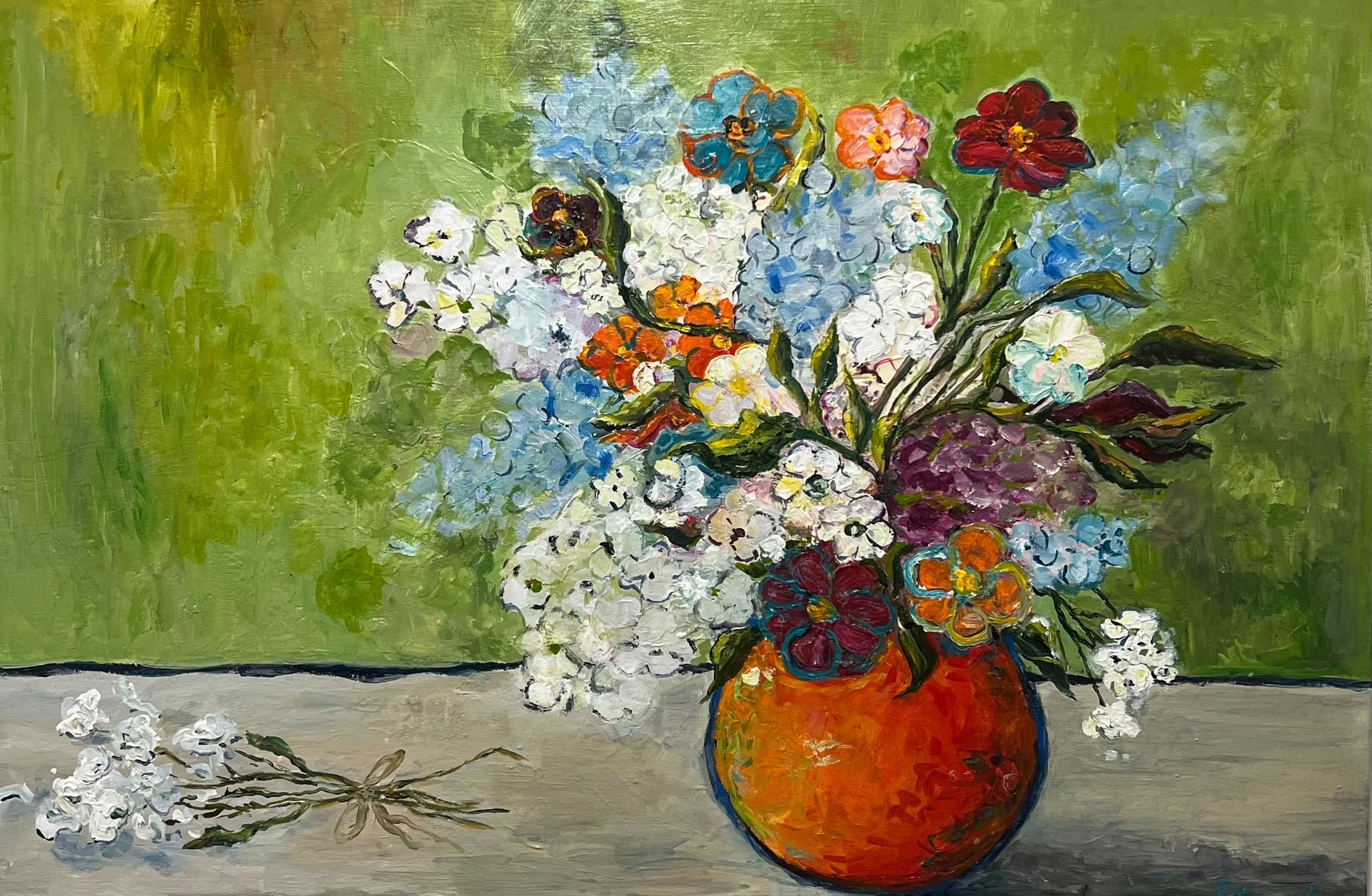 Sugar Pop Booms | 91.5 cm x 61 cm | Acrylic on canvas | SOLD