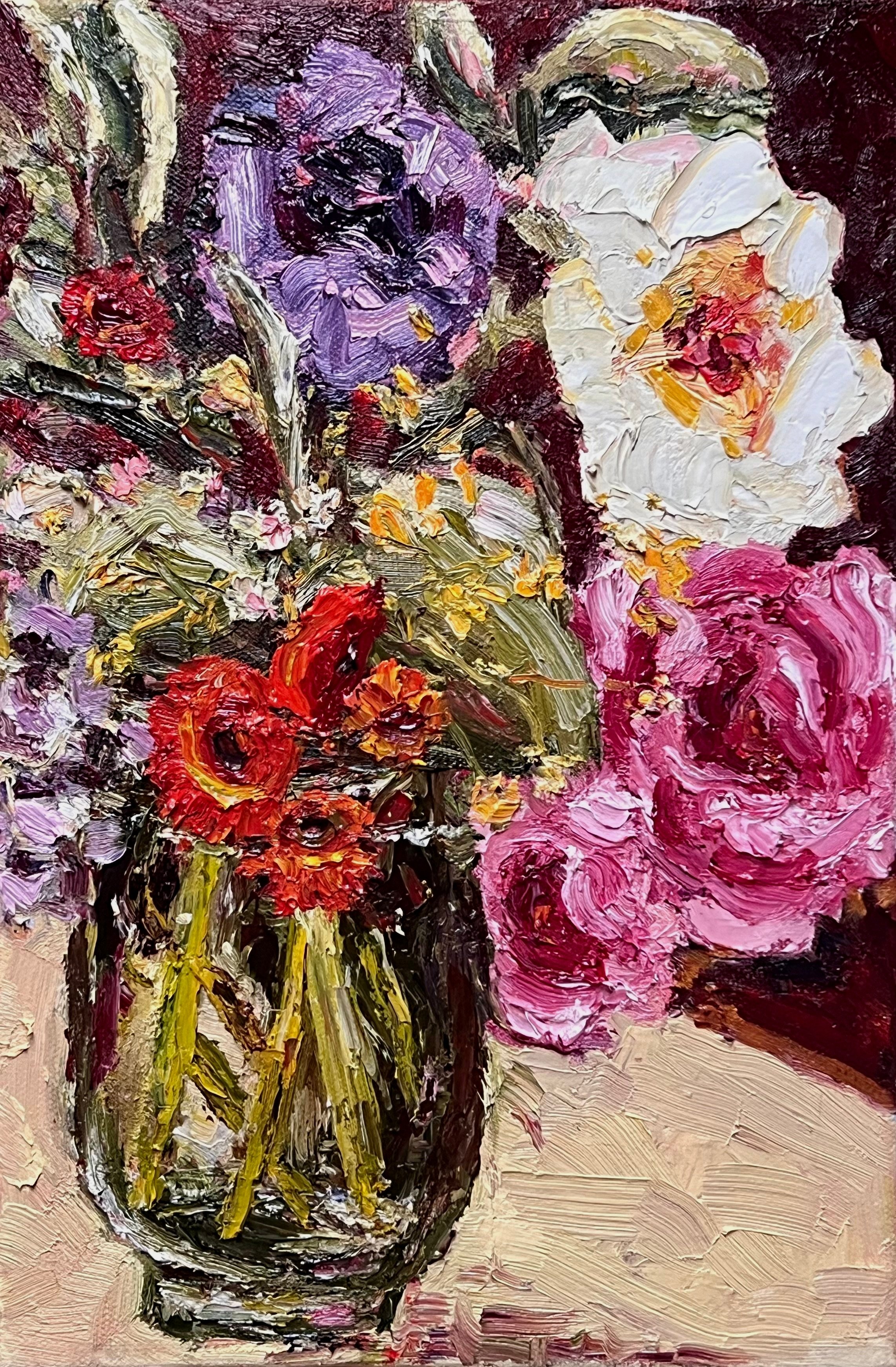 Granny's Kitchen | Oil on canvas | 
15cm x 12cm 
SOLD