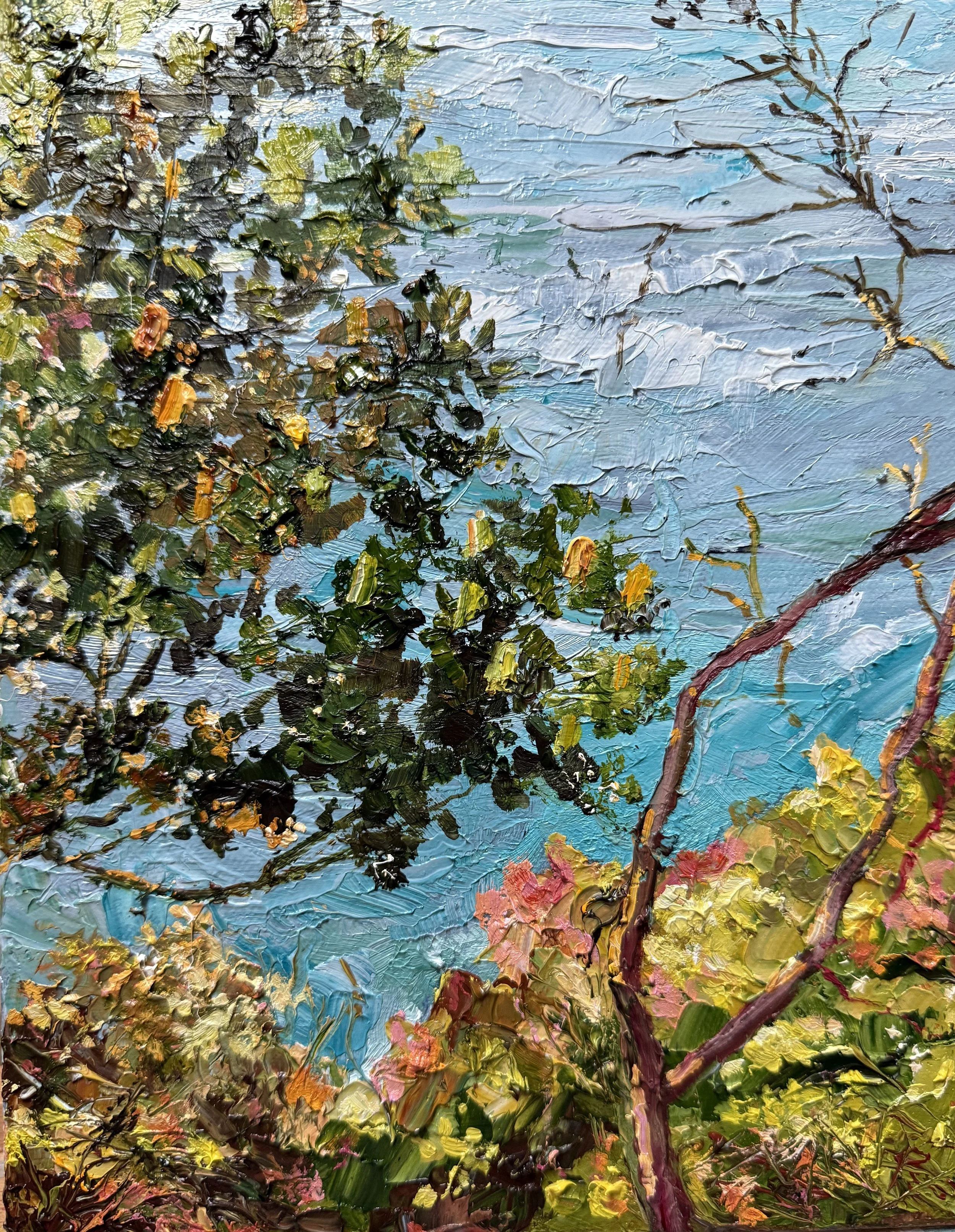 Peek Through Hastings | Oil on canvas | 12cm x 15cm | SOLD