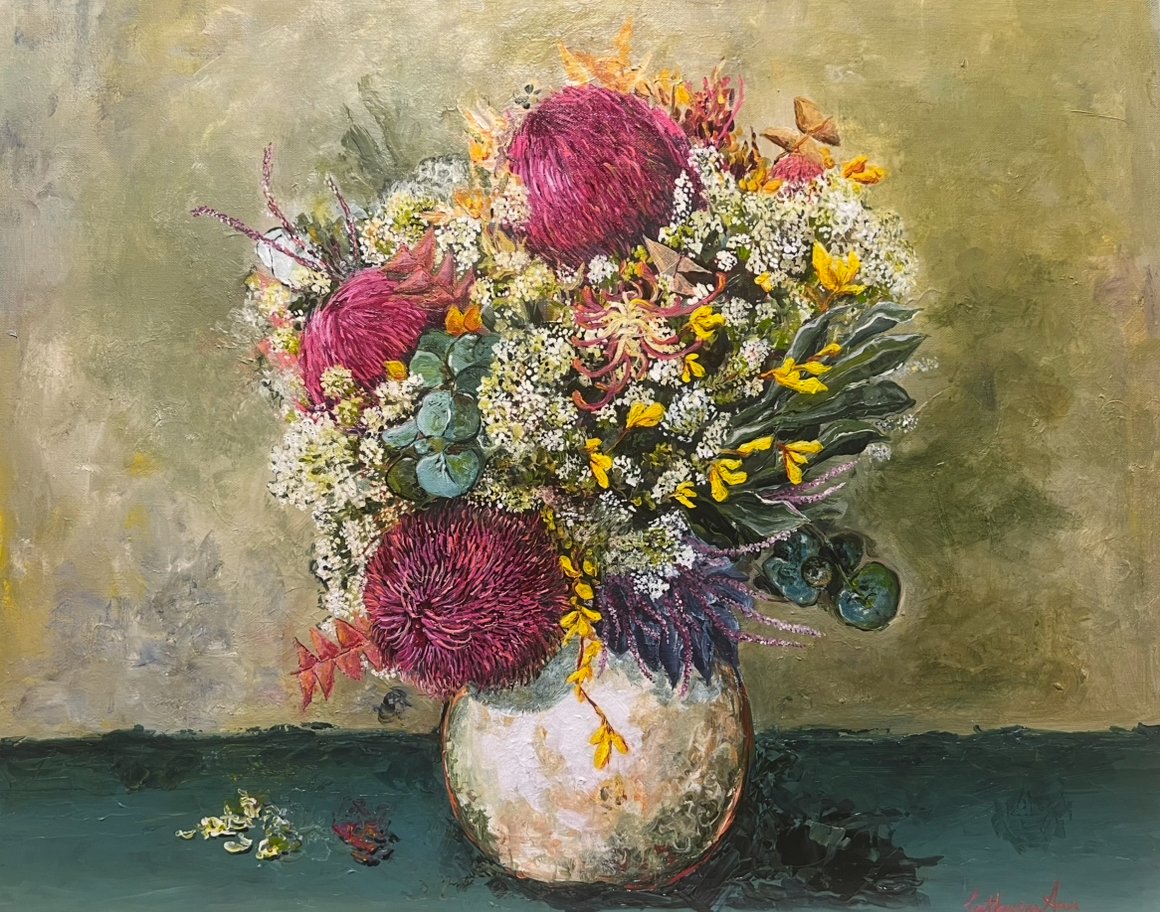 What Once Was | Acrylic on canvas| 60cm x 60cm | SOLD