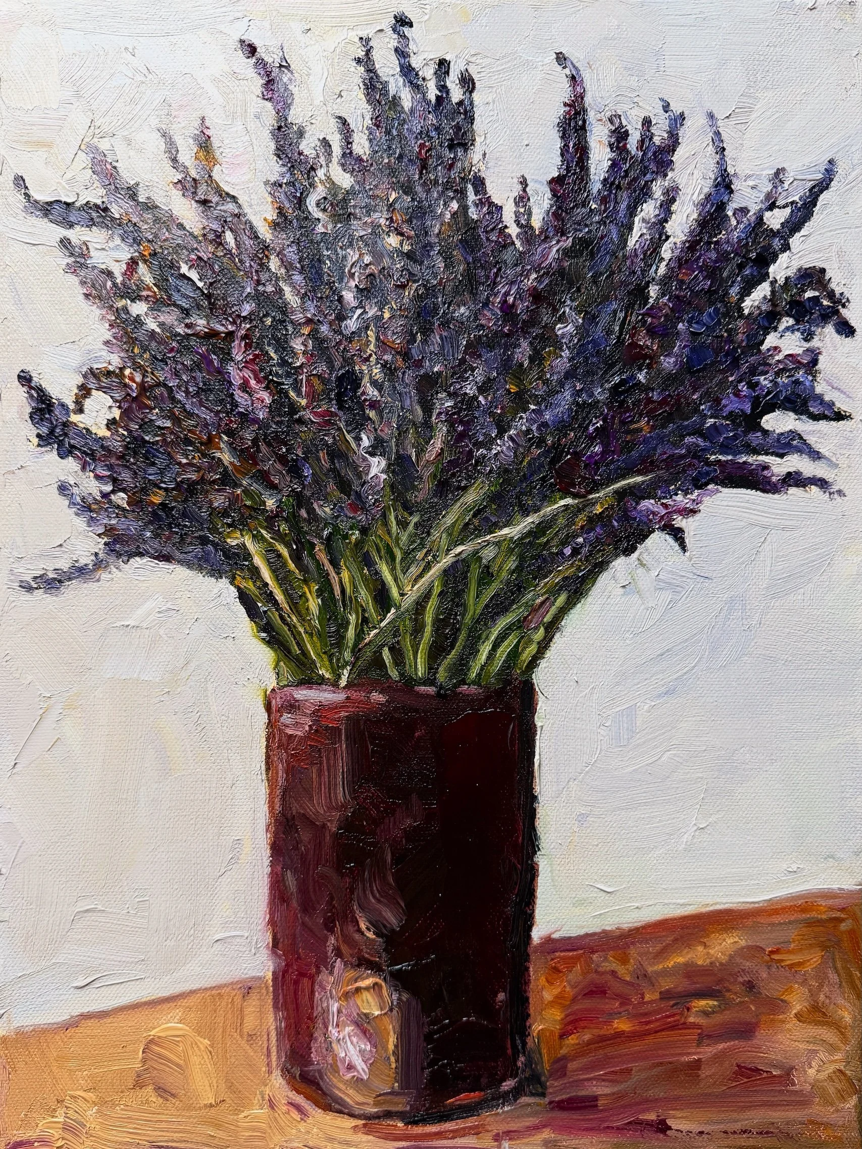 Lavender Dreams | Oil on canvas | Framed in Oak | 33.5 x 43.5| 
SOLD