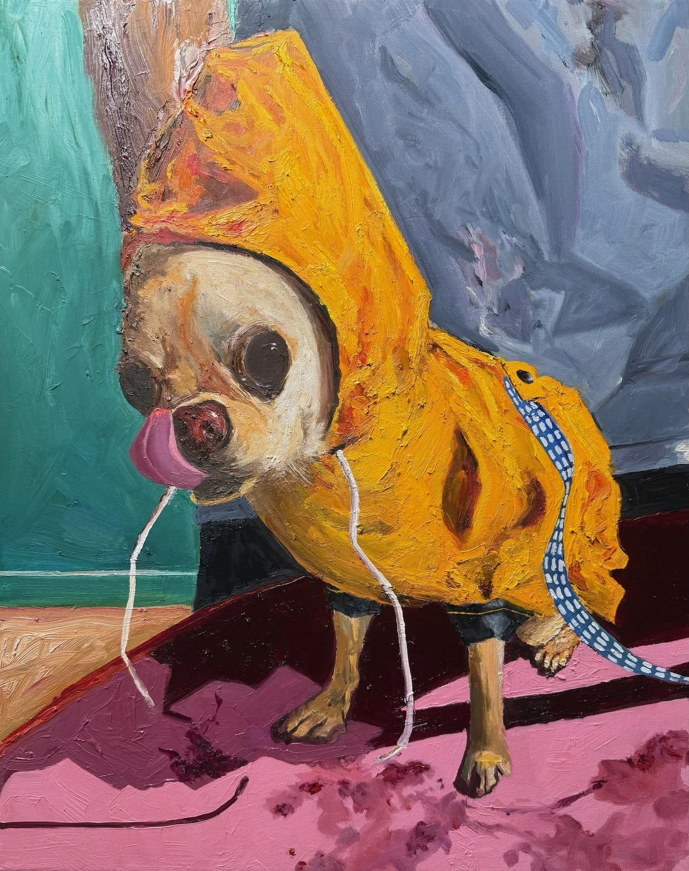 Eye on the Weather | Oil on canvas | 40cm x 50cm | WINNER of  the Percivals Portrait Prize. SOLD