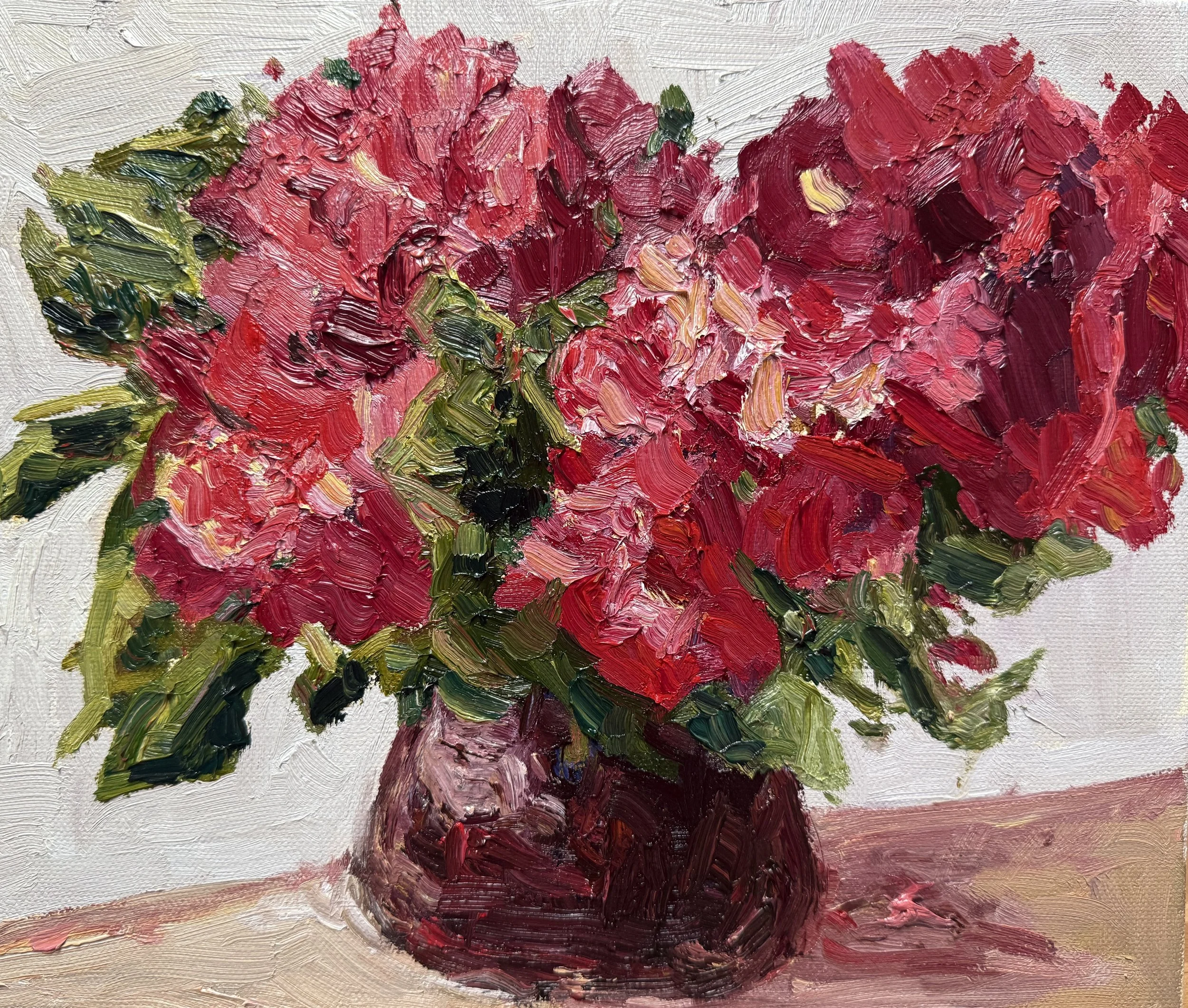 Pot of Splendour| Oil on canvas | Framed in oak | 34cm x 33.5cm | SOLD