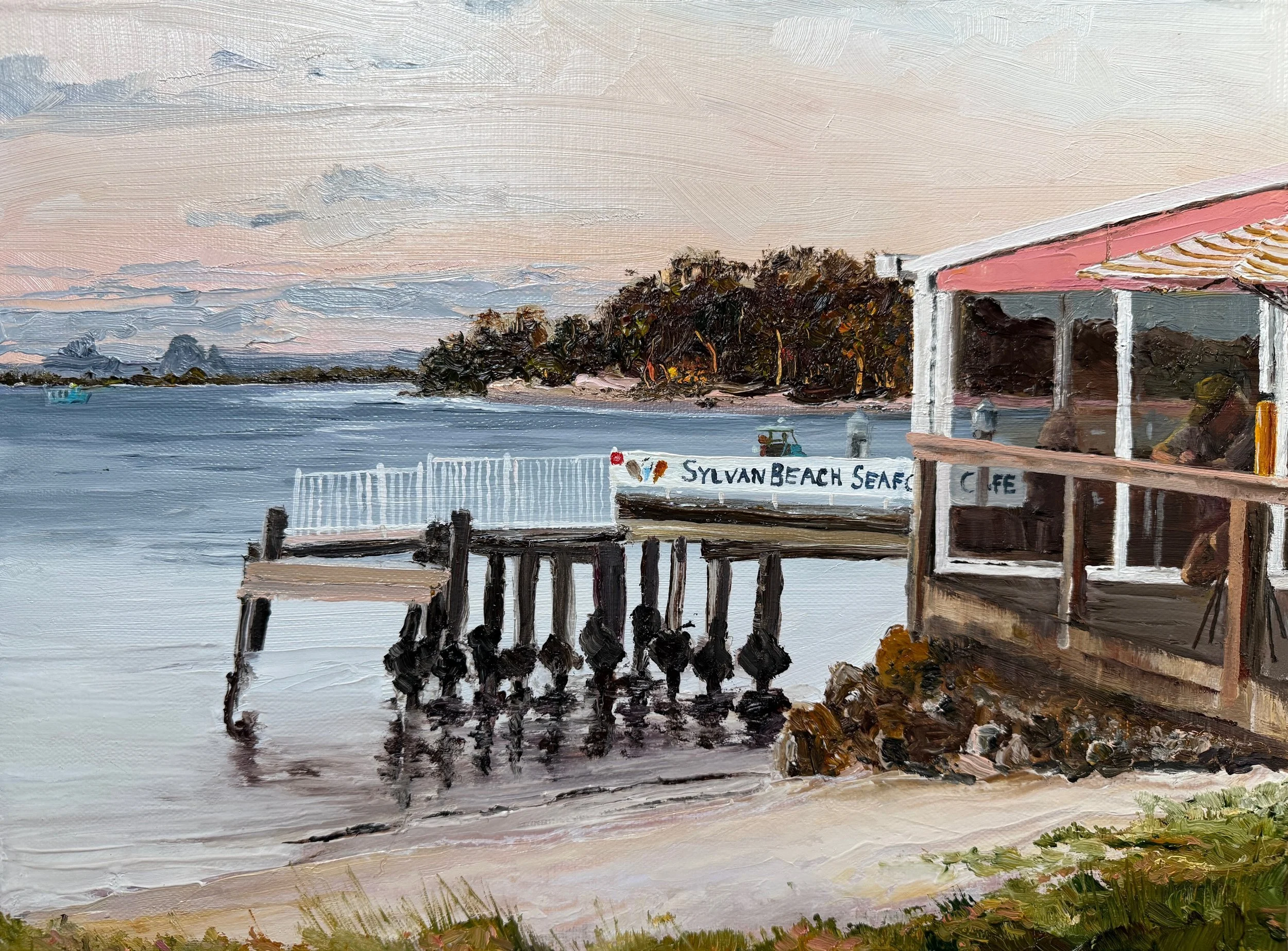As Day Softens | Oil on canvas | Framed | 44.5cm x 34.5cm | $400 