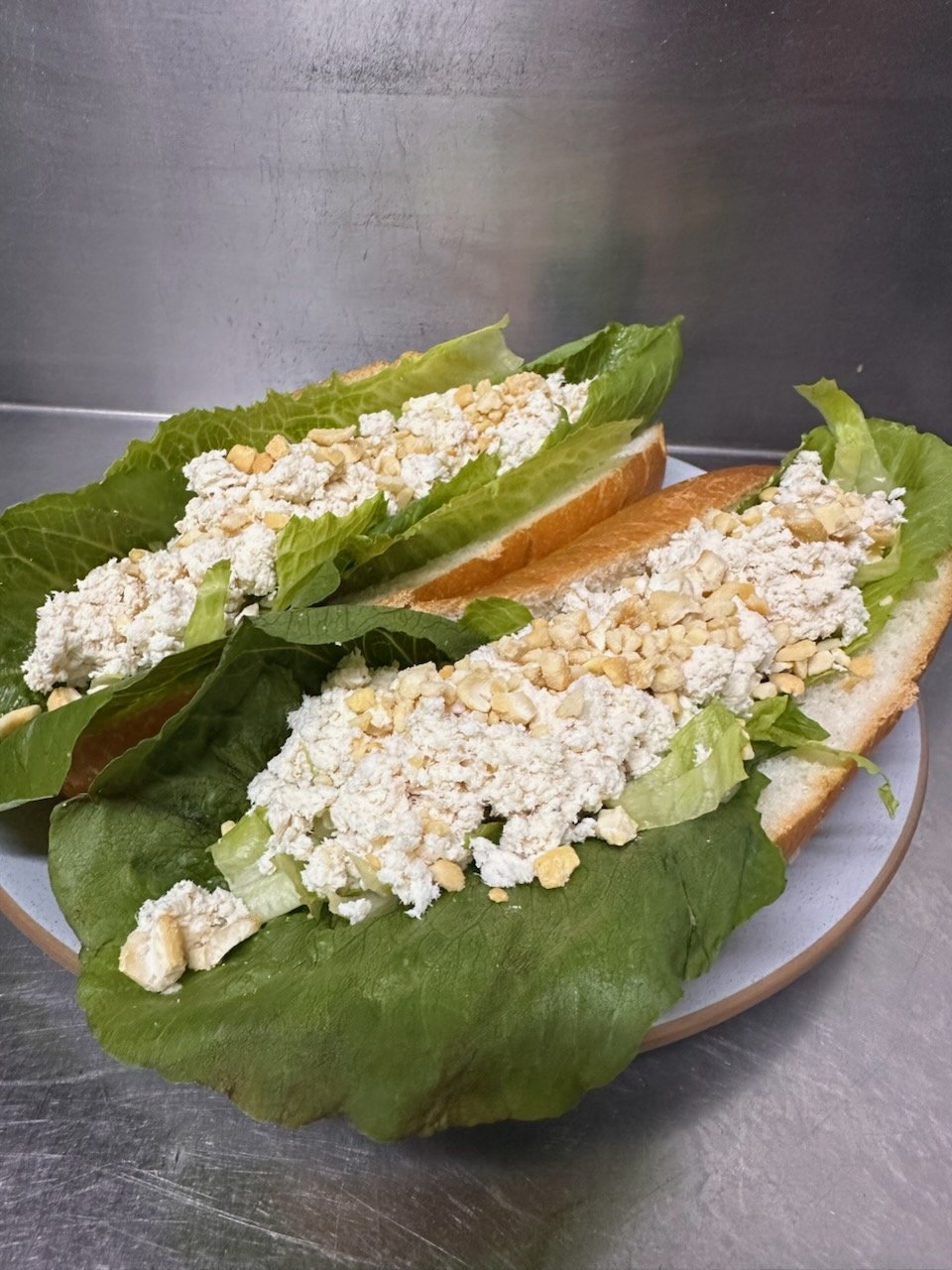 Chicken & Cashew sub with house mayo