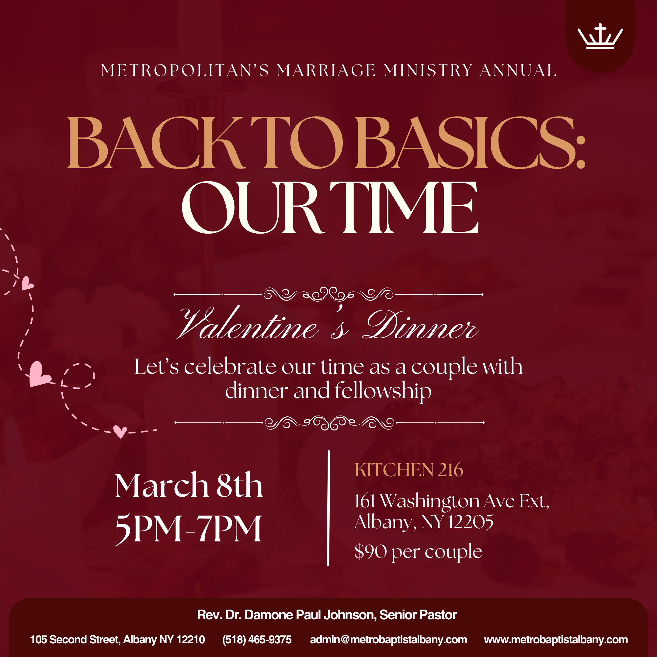 Marriage Ministry Valentine's Dinner