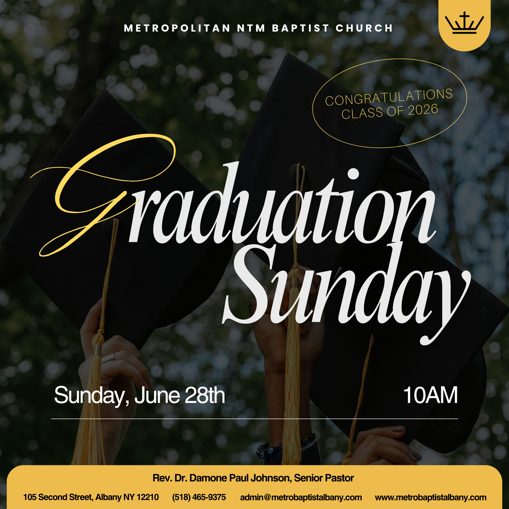 Graduation/Scholarship Sunday