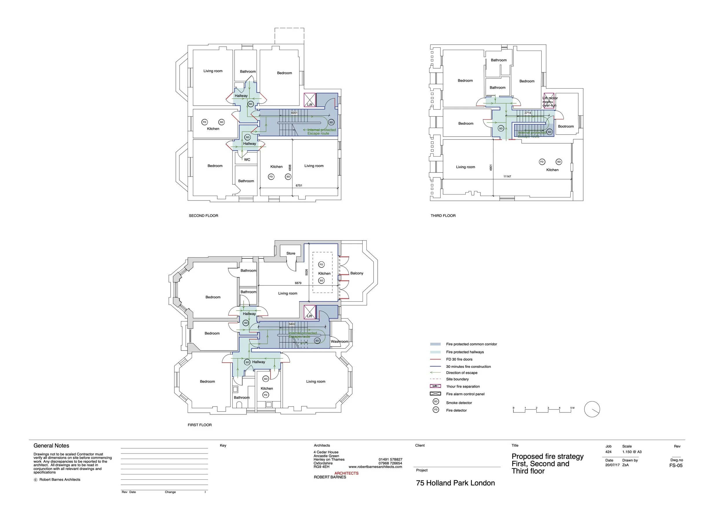 Proposed fire strategy first second third floor .jpg