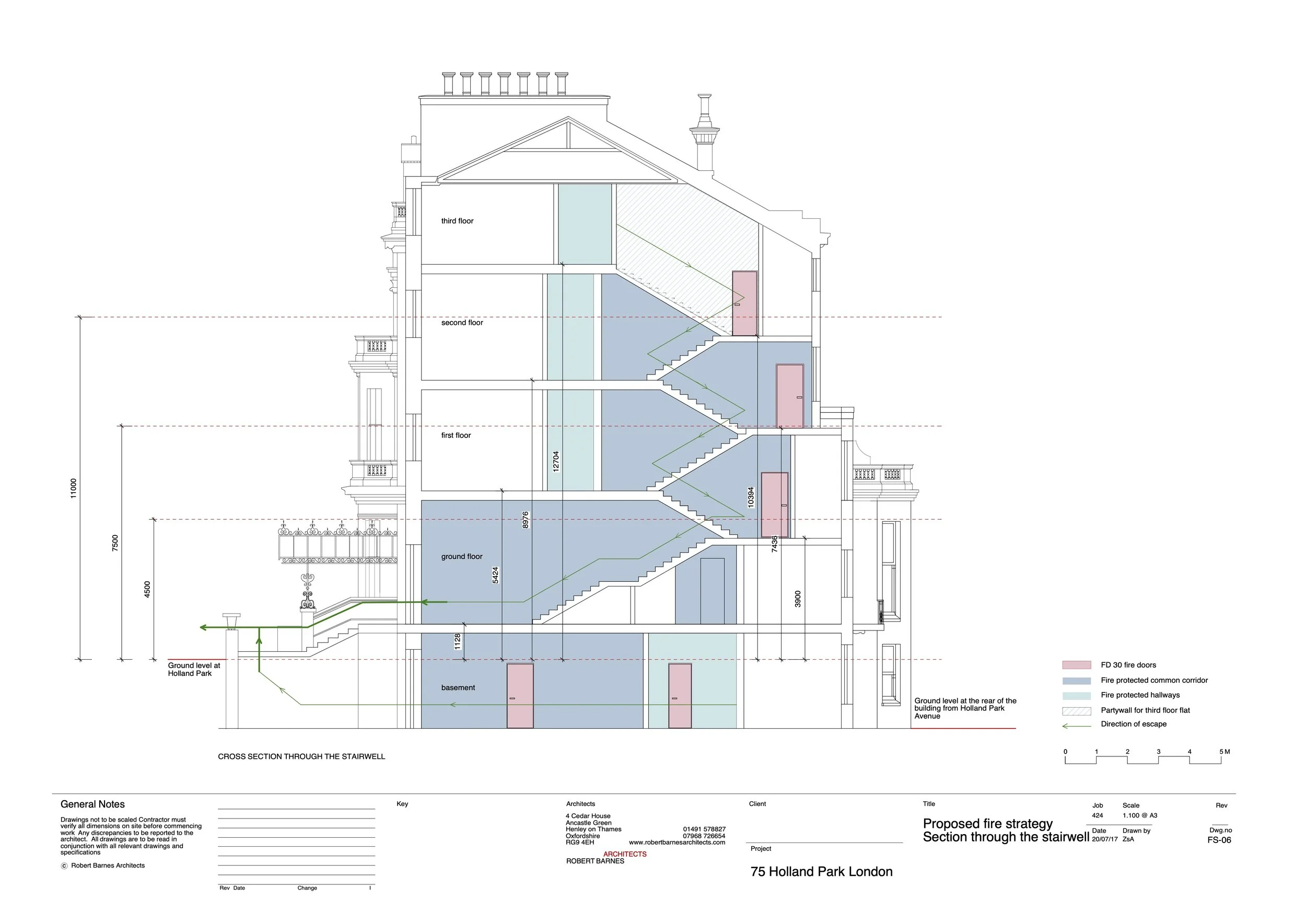 Proposed fire strategy section .jpg