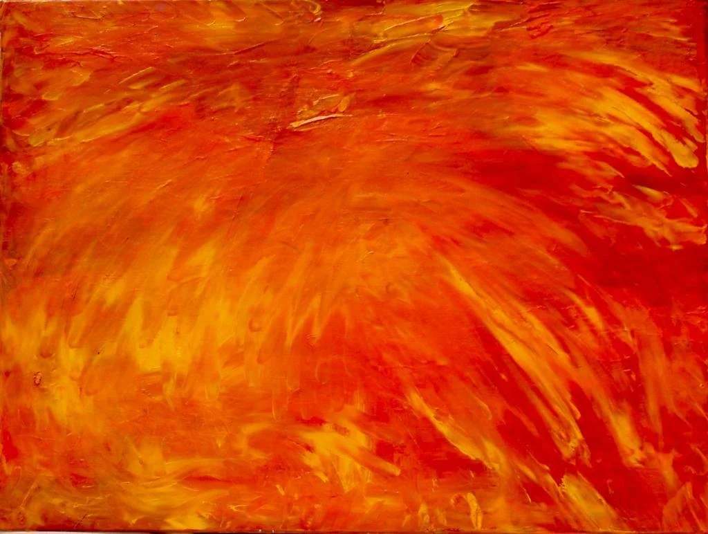 The Phoenix 
Oil on canvas  