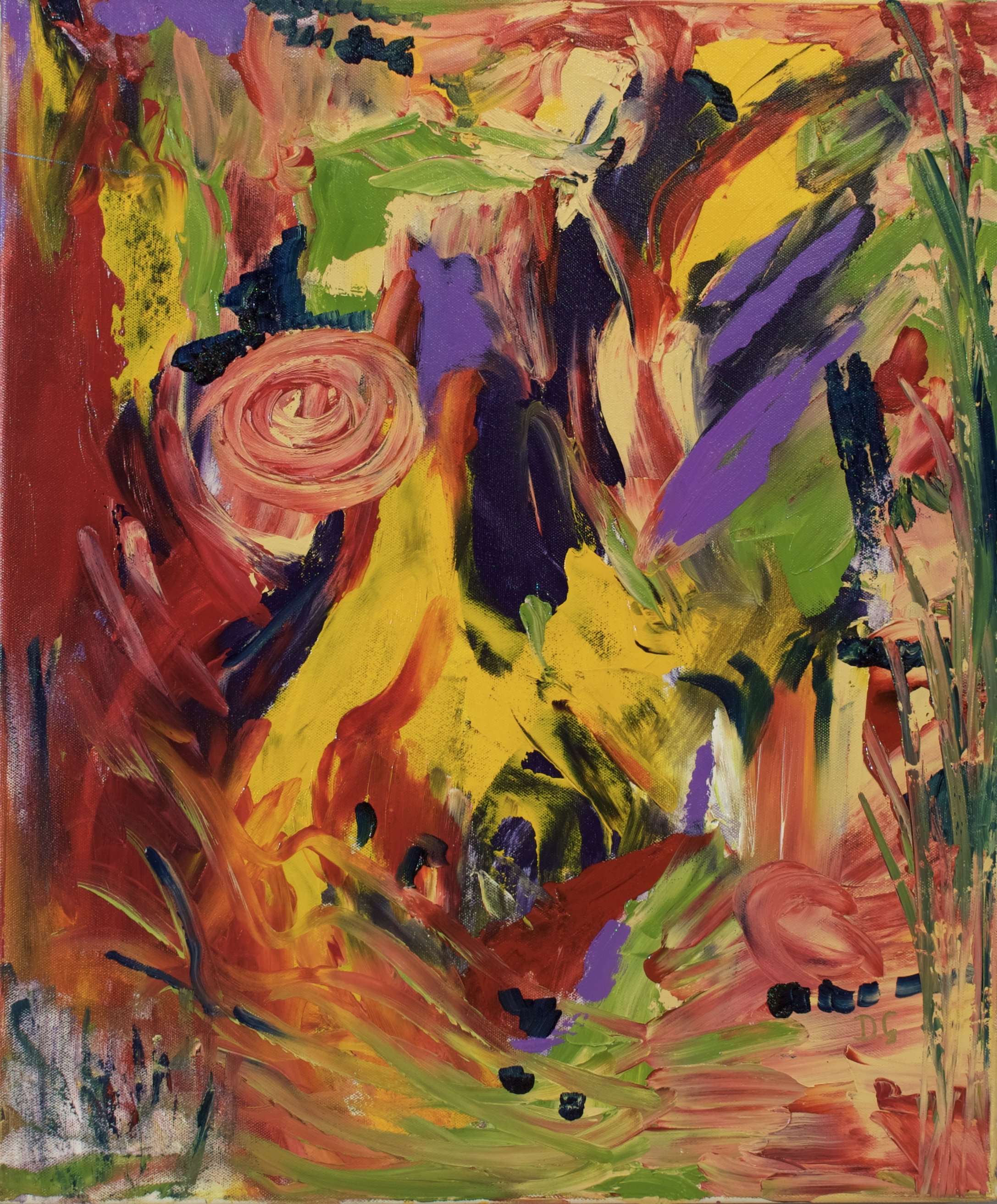 Vincent .2016. oil on canvas 51 x 61 x 1.5 cms