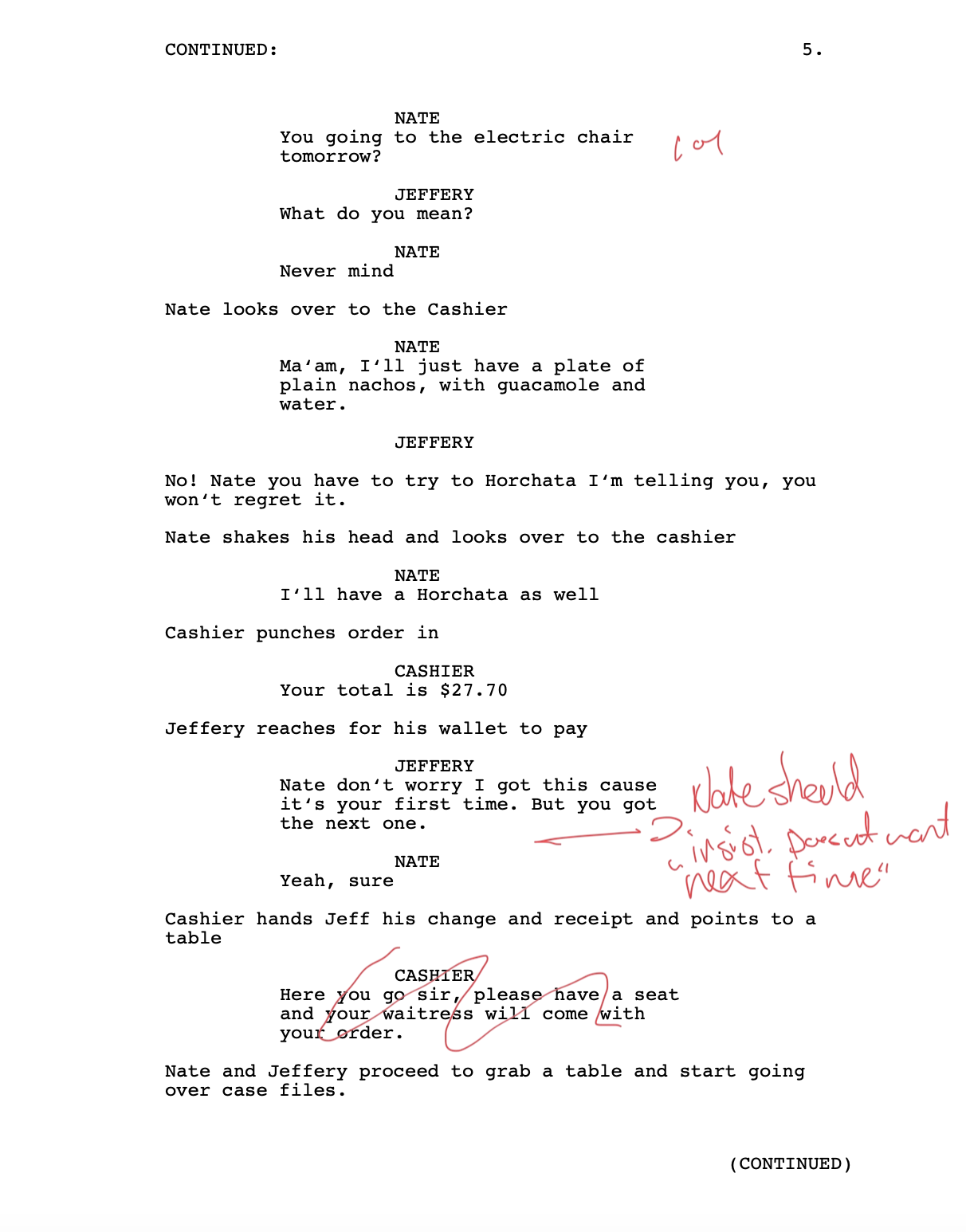 Script consulting