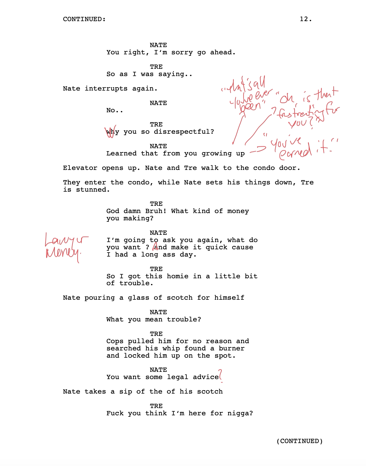 Script editing