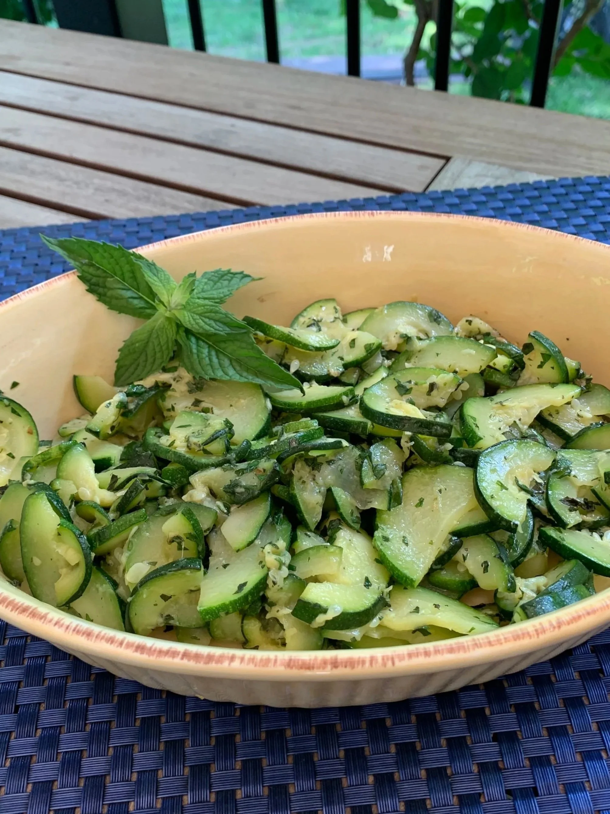 Mint Zucchini…Easy Summertime Side! 