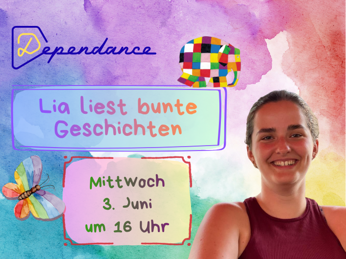 Lia liest bunte Geschichten