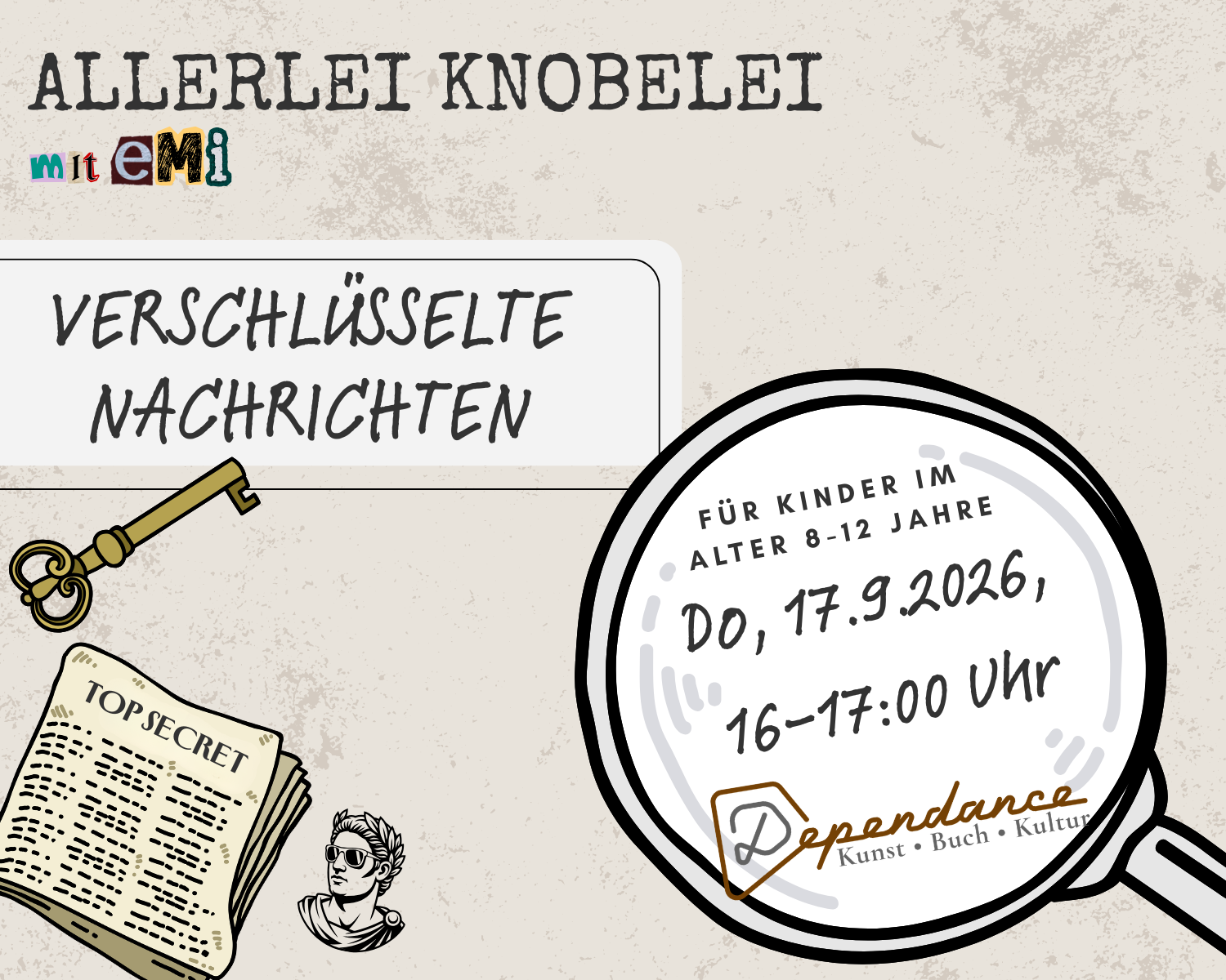 Allerlei Knobelei mit Emi: verschlüsselte Nachrichten