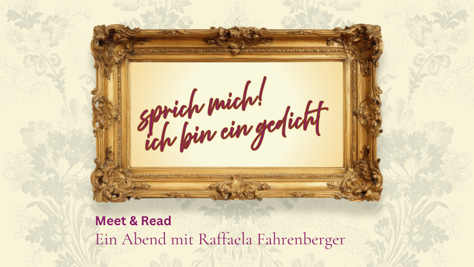 Ankündigung "Gedichte lesen"