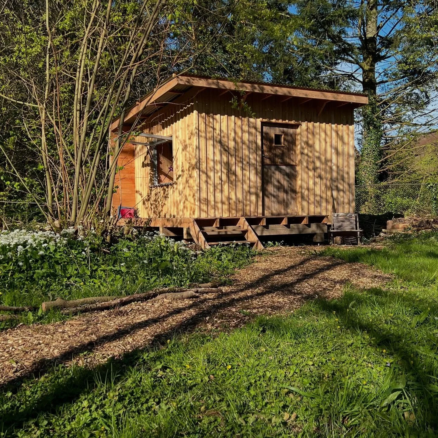 Our Drummers Den project from last year: a 10m2 cabin on stilts, fully insulated &amp; clad inside &amp; out in Cedar. It sits in a beautiful woodland spot next to the river and serves as a teenage hangout. 

We custom design &amp; build cabins of al