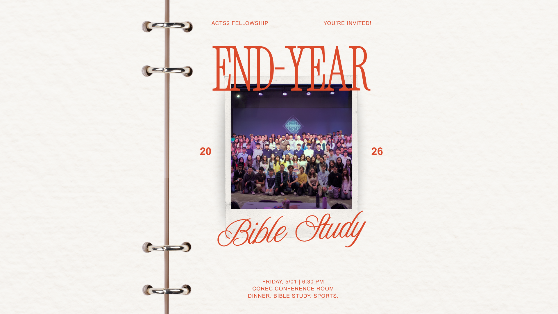 End-of-Year Bible Study