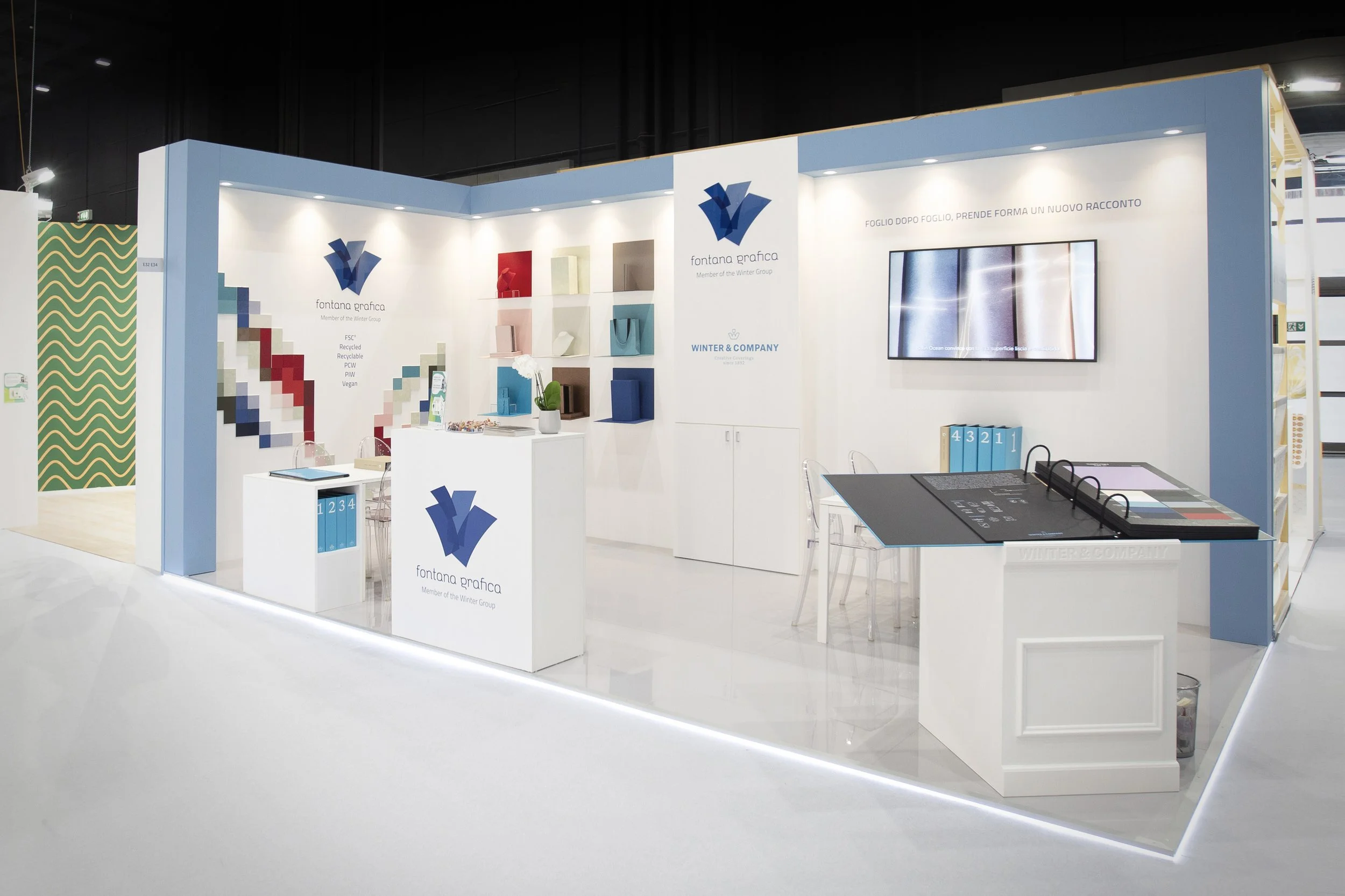 Concept e Sviluppo Stand Packaging Premiere, 2019, 2021, 2022, 2023, 2024, 2025