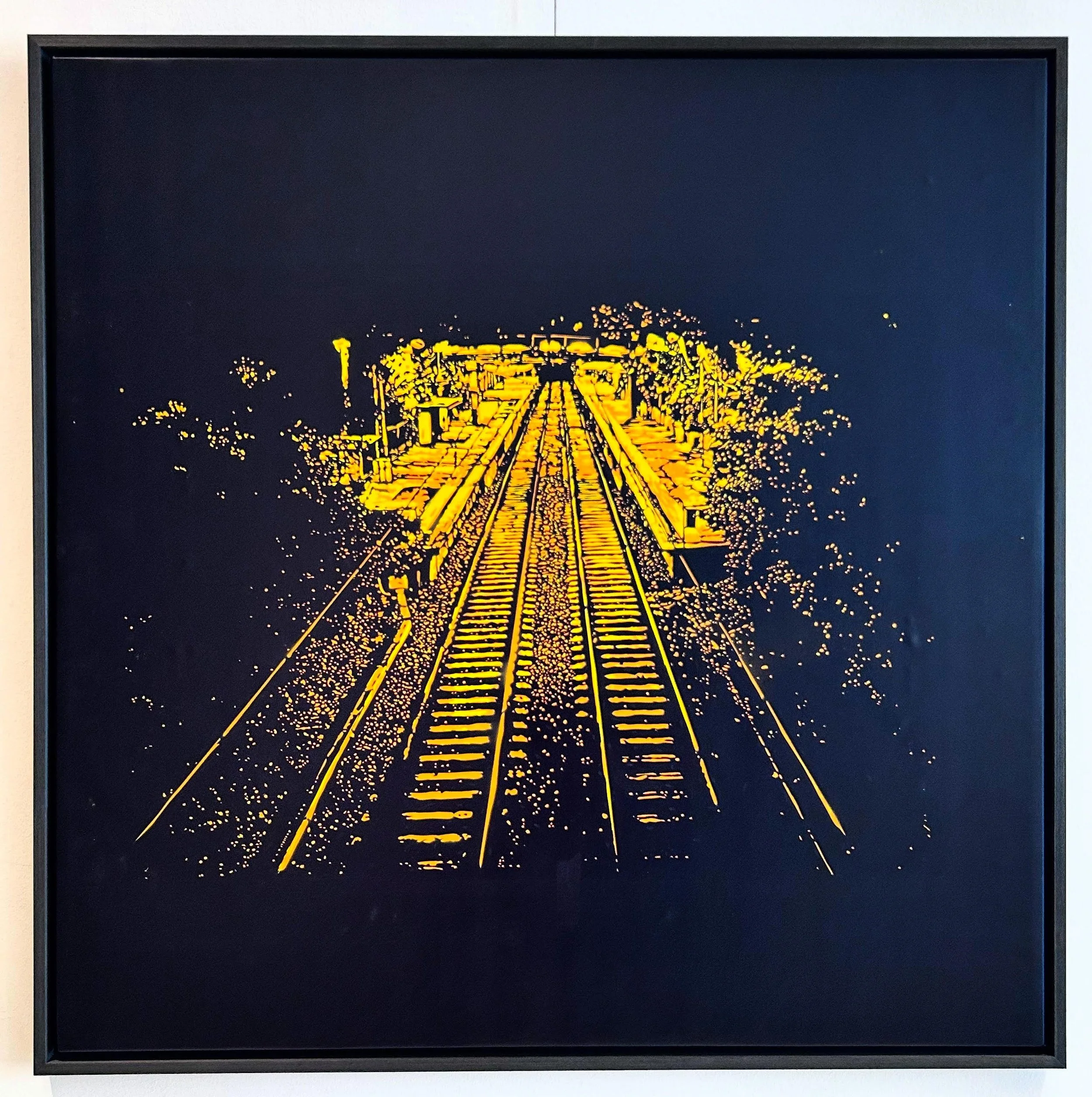 MCG Station (2 of 4) (Melbourne), 2025.
100 cm x 100 cm
