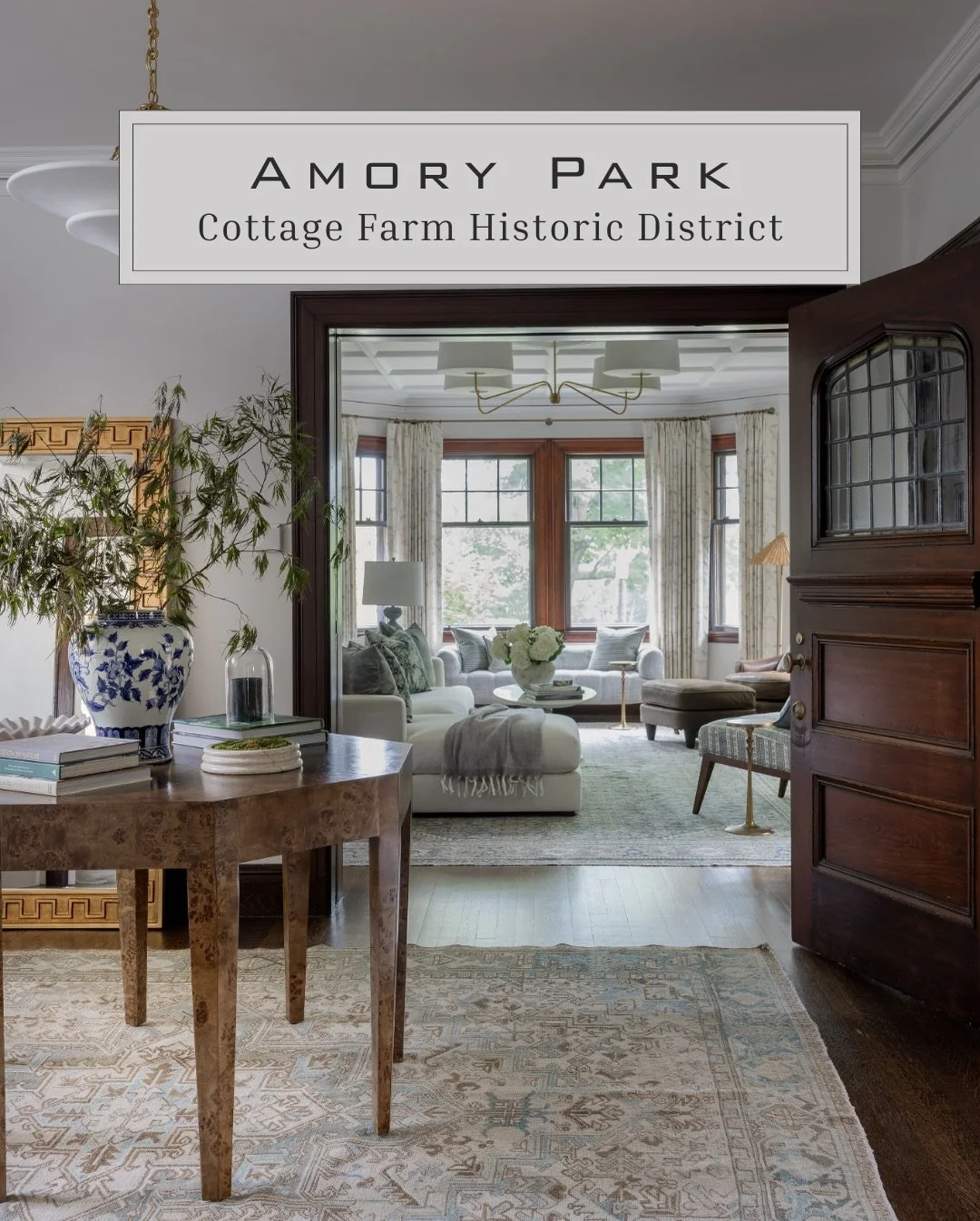 Situated in the Cottage Farm Historic District, this full gut renovation restored the home&rsquo;s exterior to its original character. Working with with @elementstyle and @kachmardesign every step of this project was driven by a respect for the house