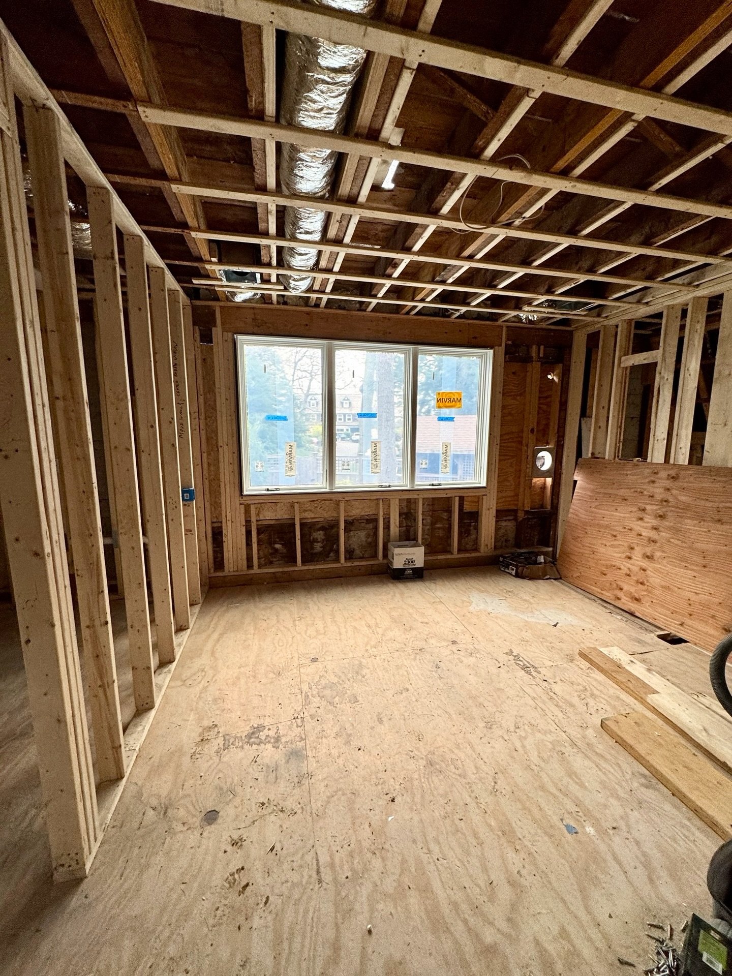 Insulation and framing progress update at our Newton project as we prepare for blue board delivery next week. In our last video, we mentioned the importance of clean worksites. These photos show how organized we like our sites to be so everyone can c