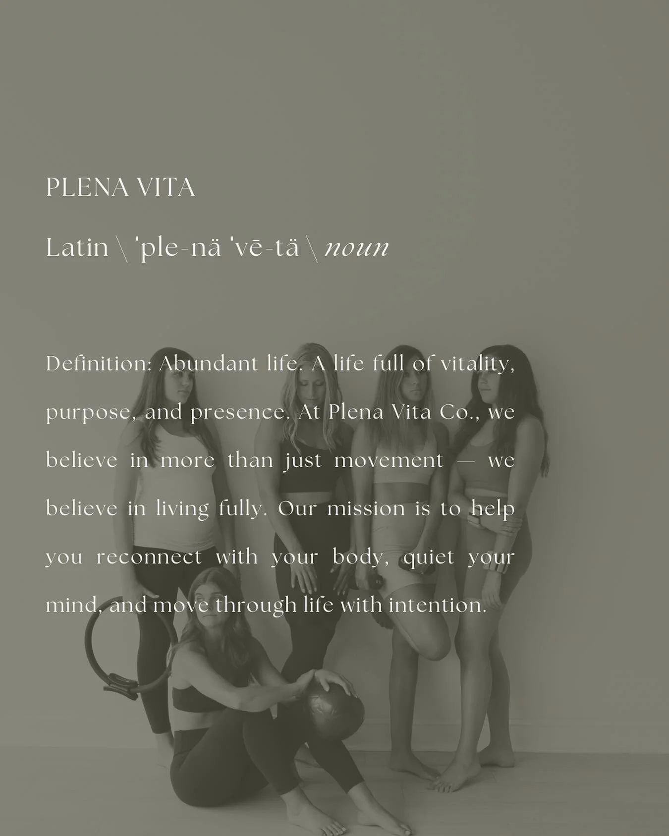 So what is Plena Vita? 
It means &lsquo;full life&rsquo; &mdash; and that&rsquo;s exactly what we&rsquo;re here for. Movement, connection, and energy that fills you up, not burns you out. This is just the beginning.

#PlenaVita #LiveFully #MindfulMov