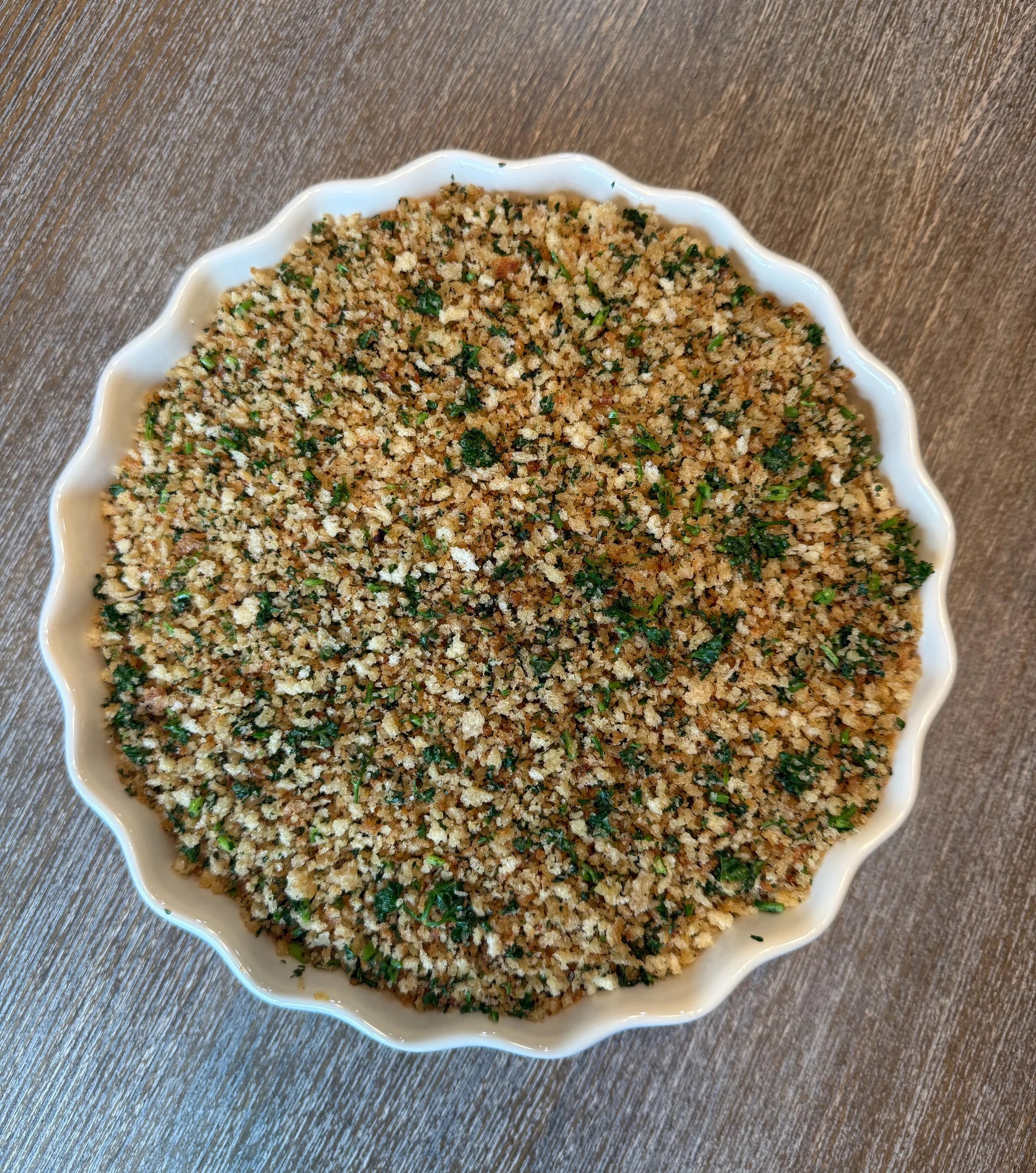 squash casserole in a baking dish
