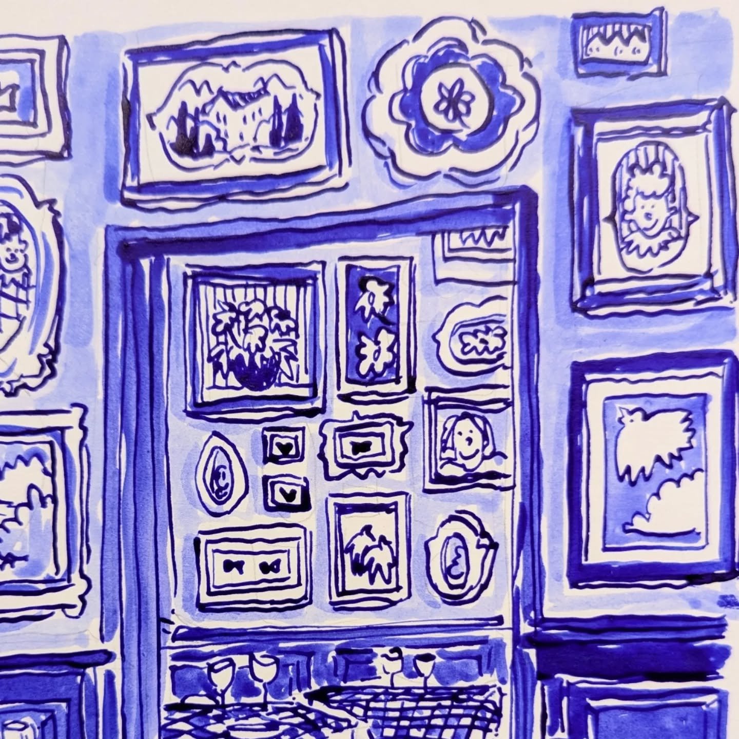 💙 D&eacute;tails 💙

#ink #blue #chineseink #plume #painting