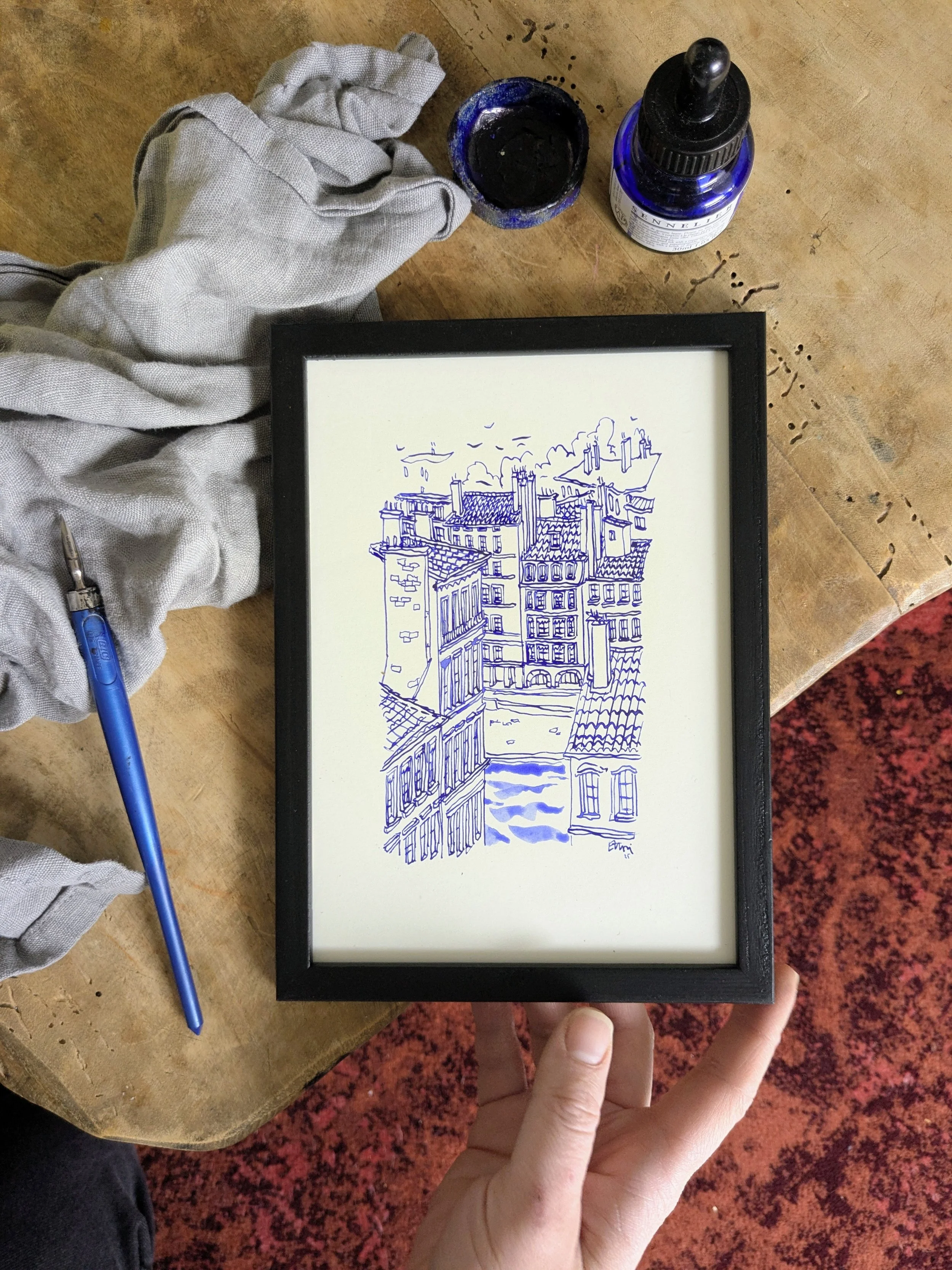 Original ! Quais de Saône, Bleu