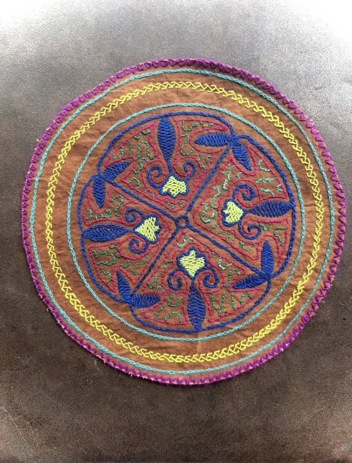 Shipibo Ceremonial Textile – Icaro Geometry