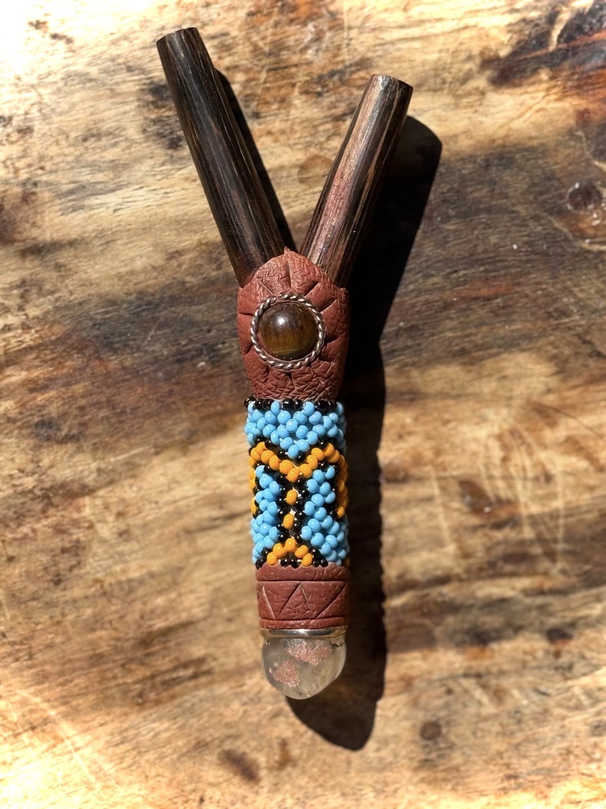 Shipibo Beaded Kuripé - Grounding & Connection