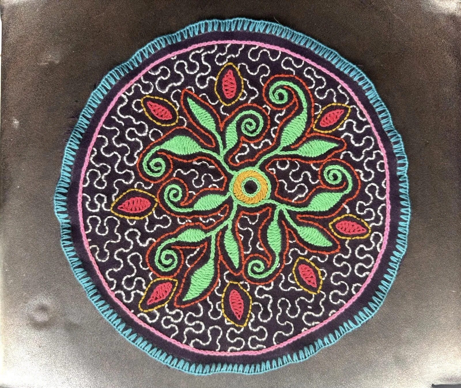 Shipibo Ceremonial Textile – Icaro Geometry