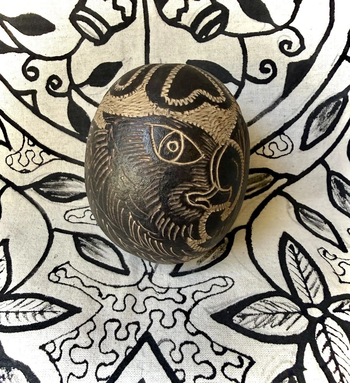 Gourd Rattle - Parrot