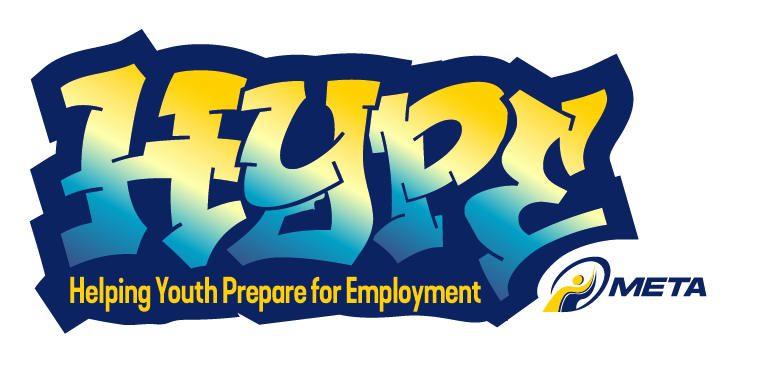 Colorful graffiti-style text that says  'HEYDE' with a yellow tagline underneath that reads 'Helping Youth Prepare for Employment'.