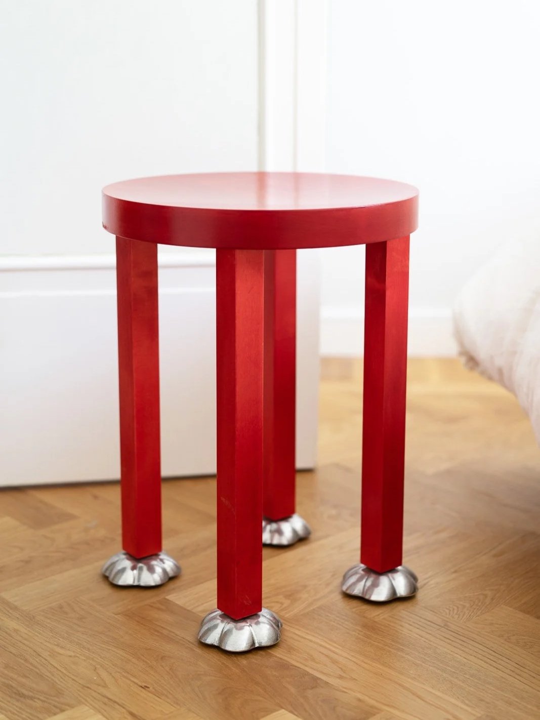 New Shoes - Red stool